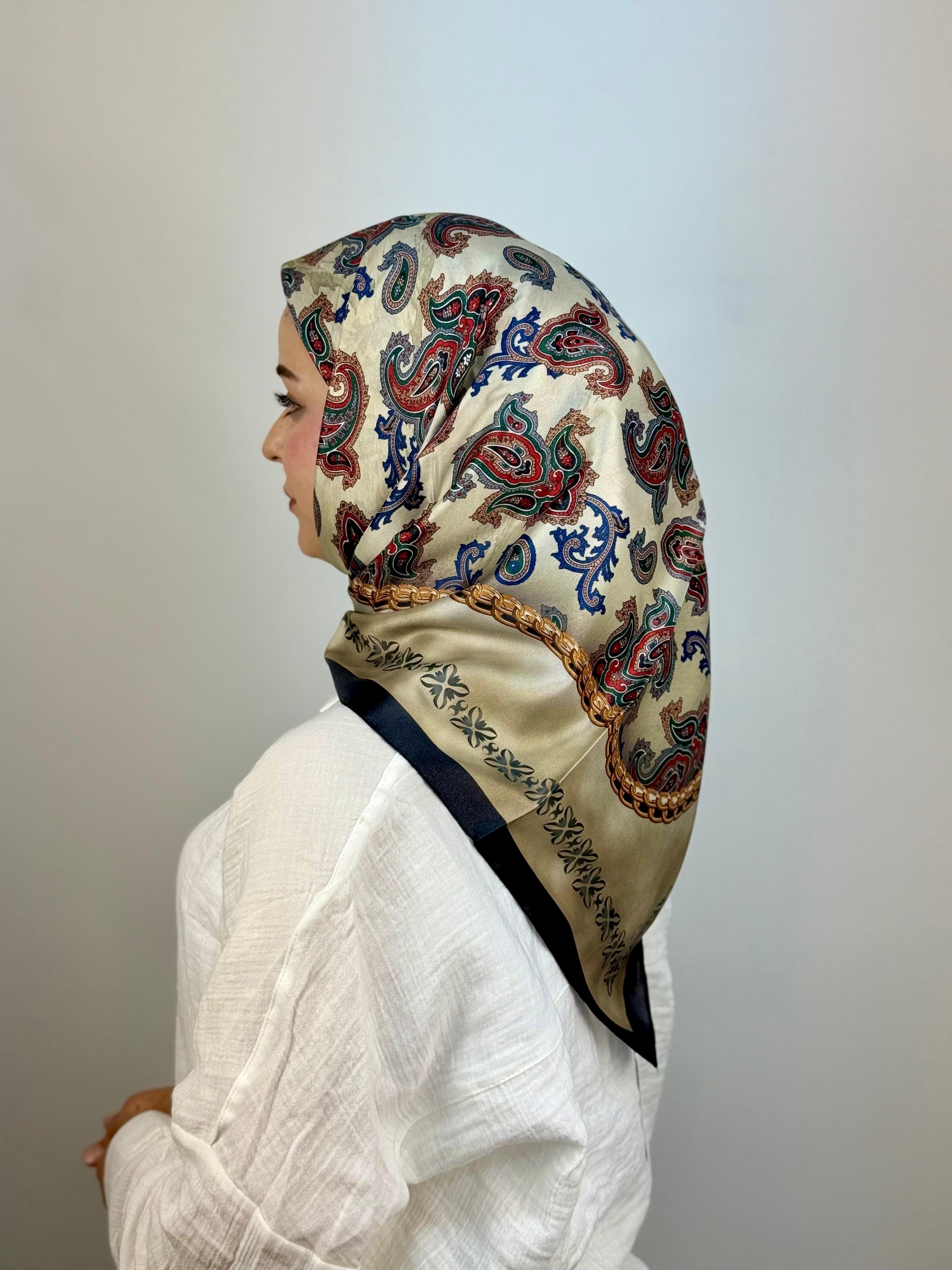 Hibrit Kristal Eşarp - Renkli 2
