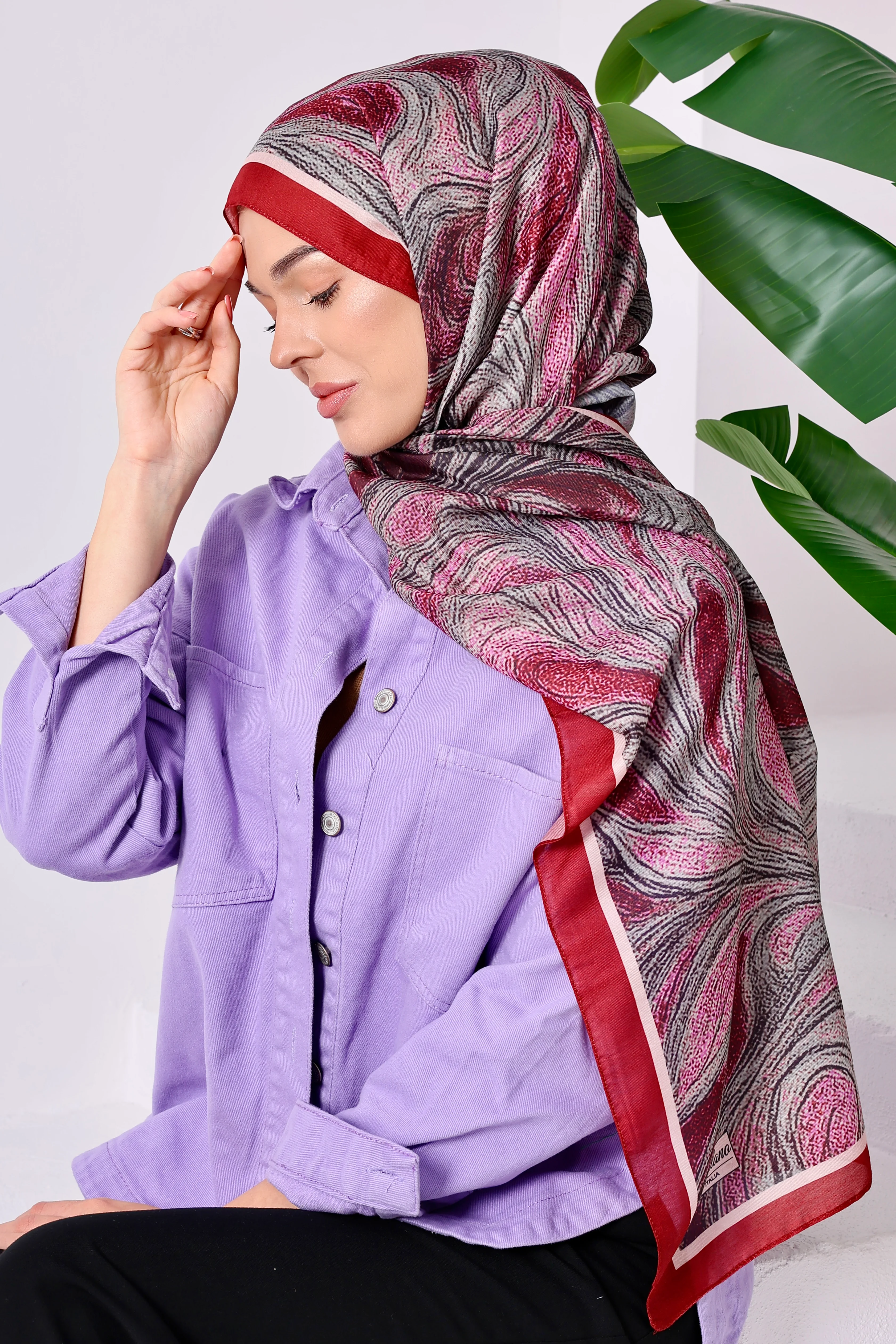 Milano Desenli Soft Şal - Renkli-4