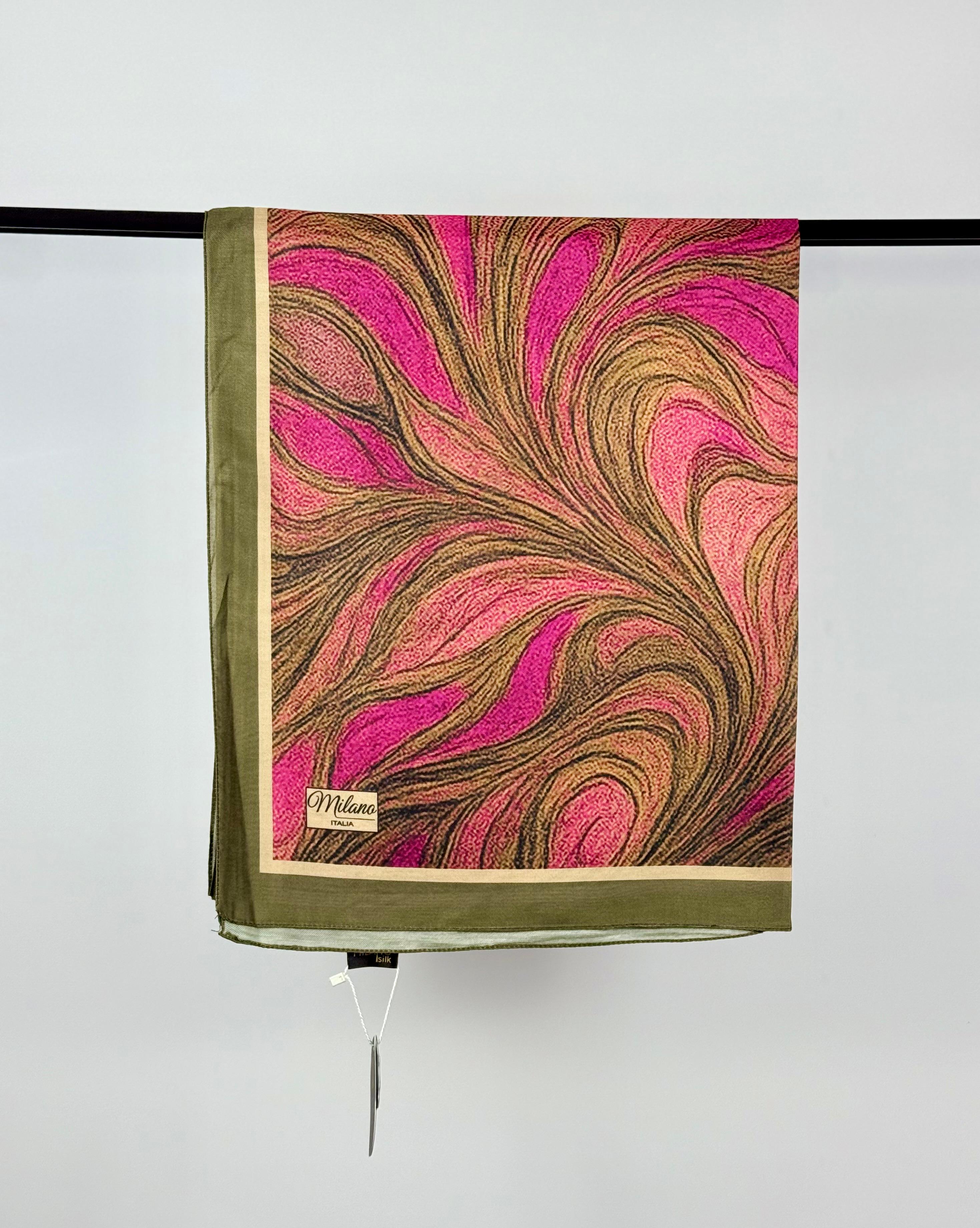 Milano Desenli Soft Şal - Renkli 7