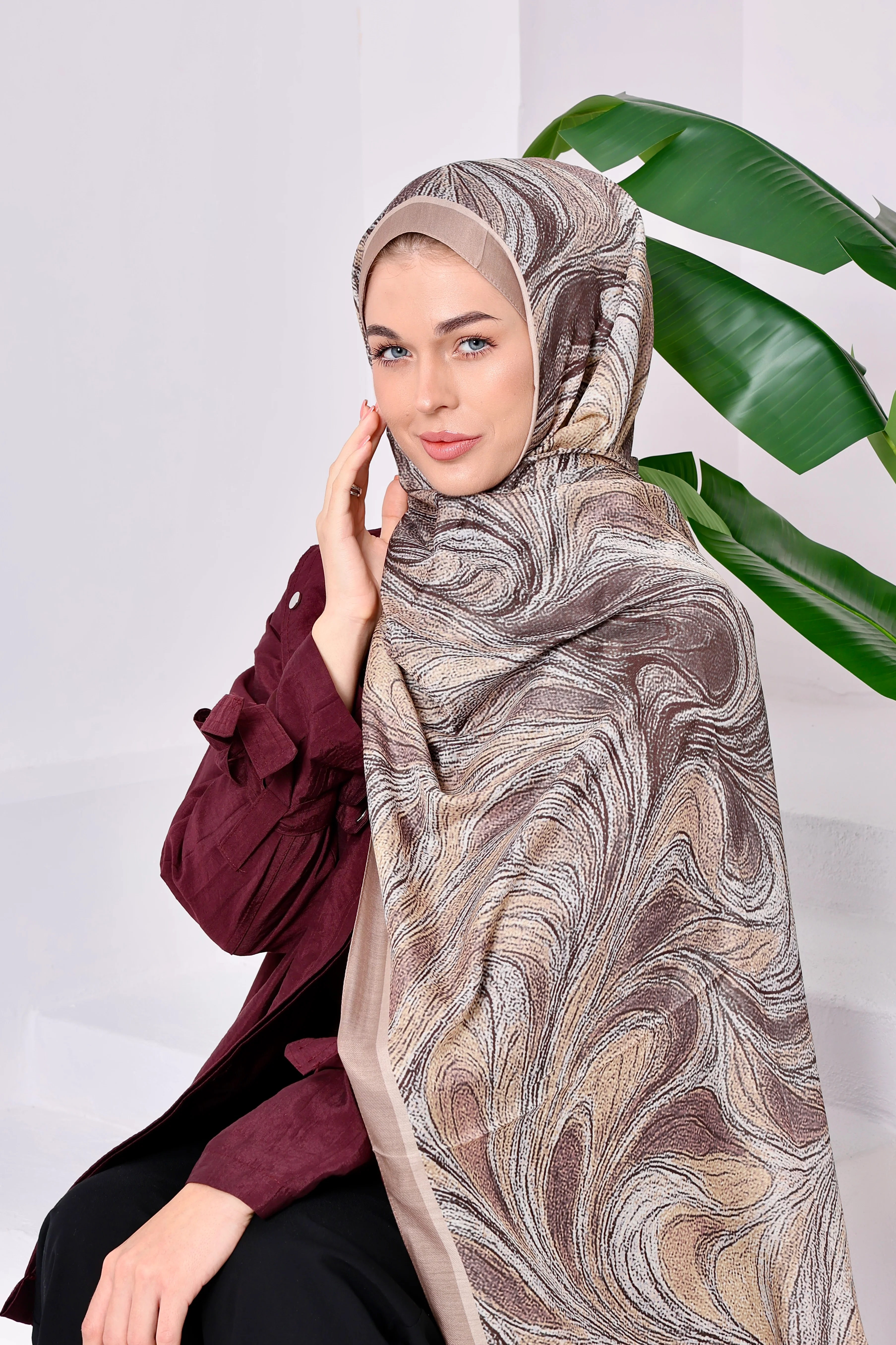 Milano Desenli Soft Şal - Renkli-2