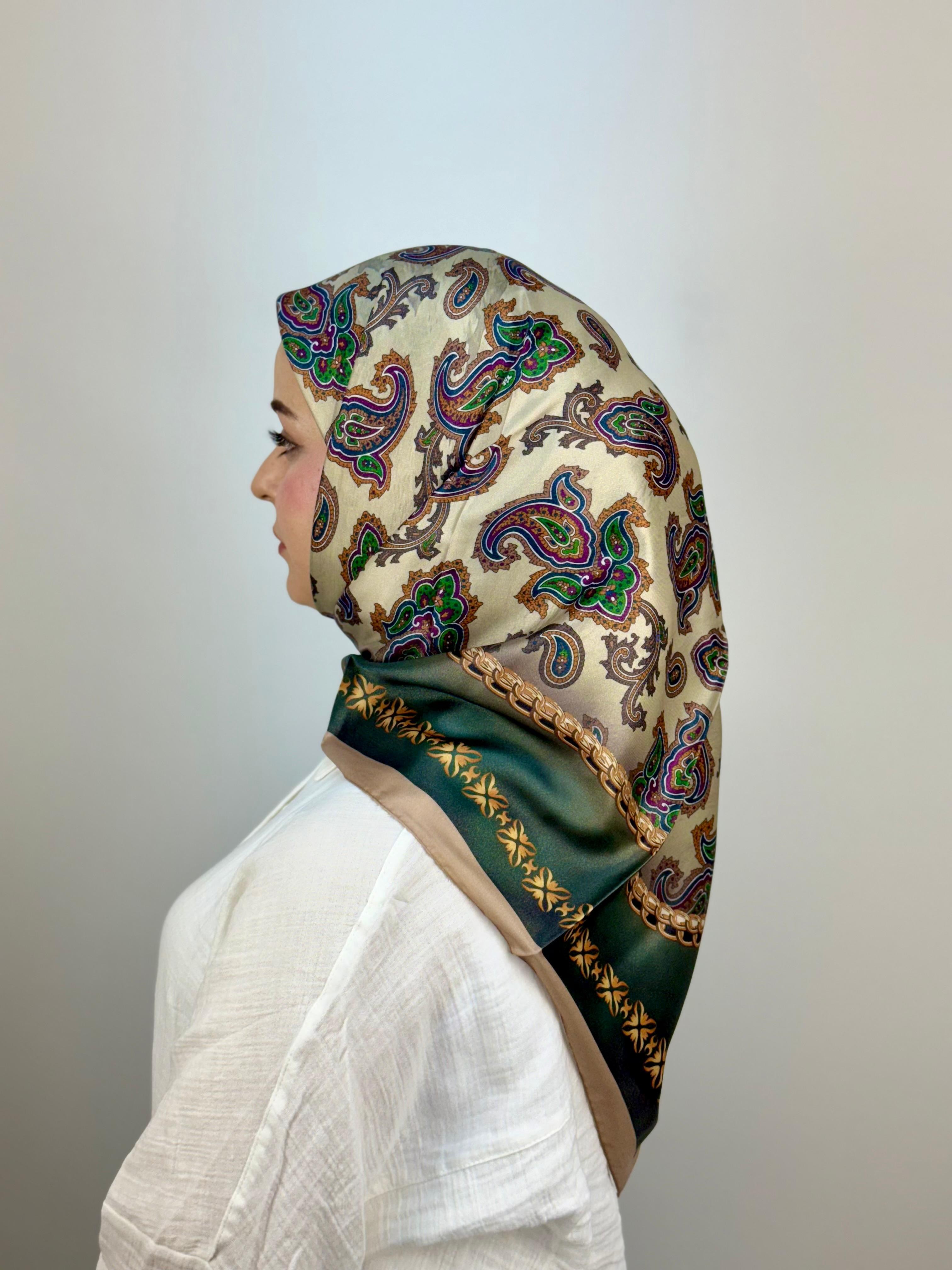 Hibrit Kristal Eşarp - Renkli 4