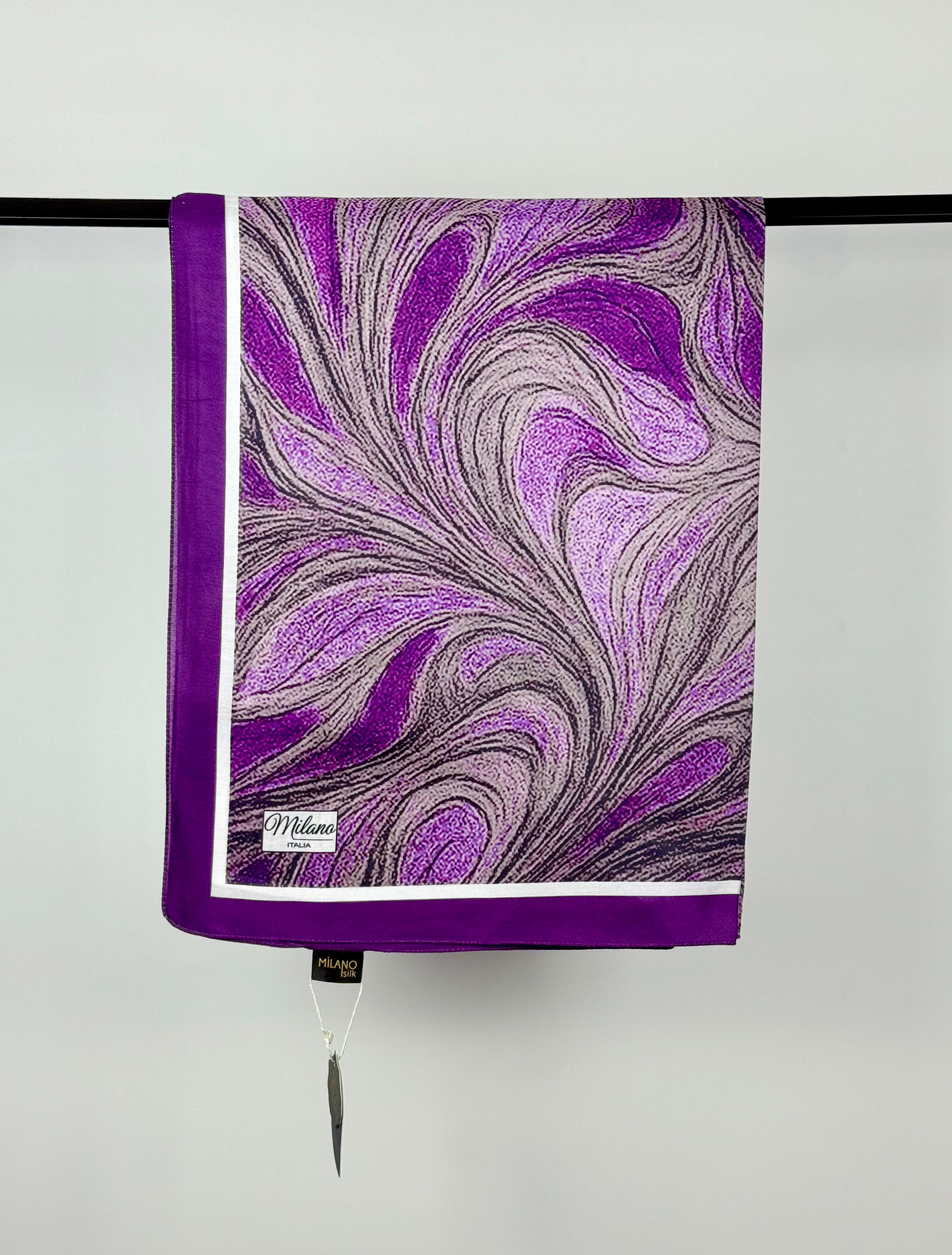 Milano Desenli Soft Şal - Renkli-6