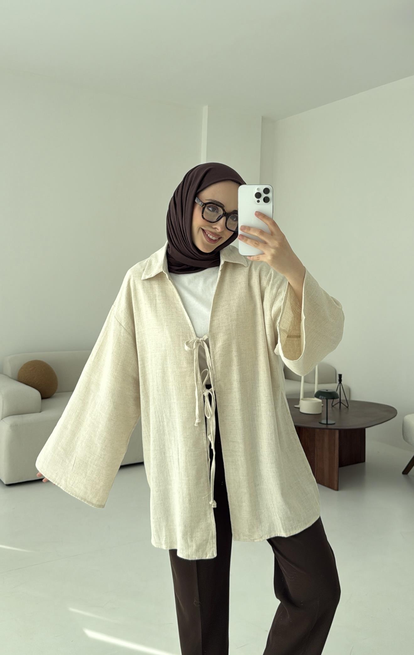 Uzun Kimono Natural