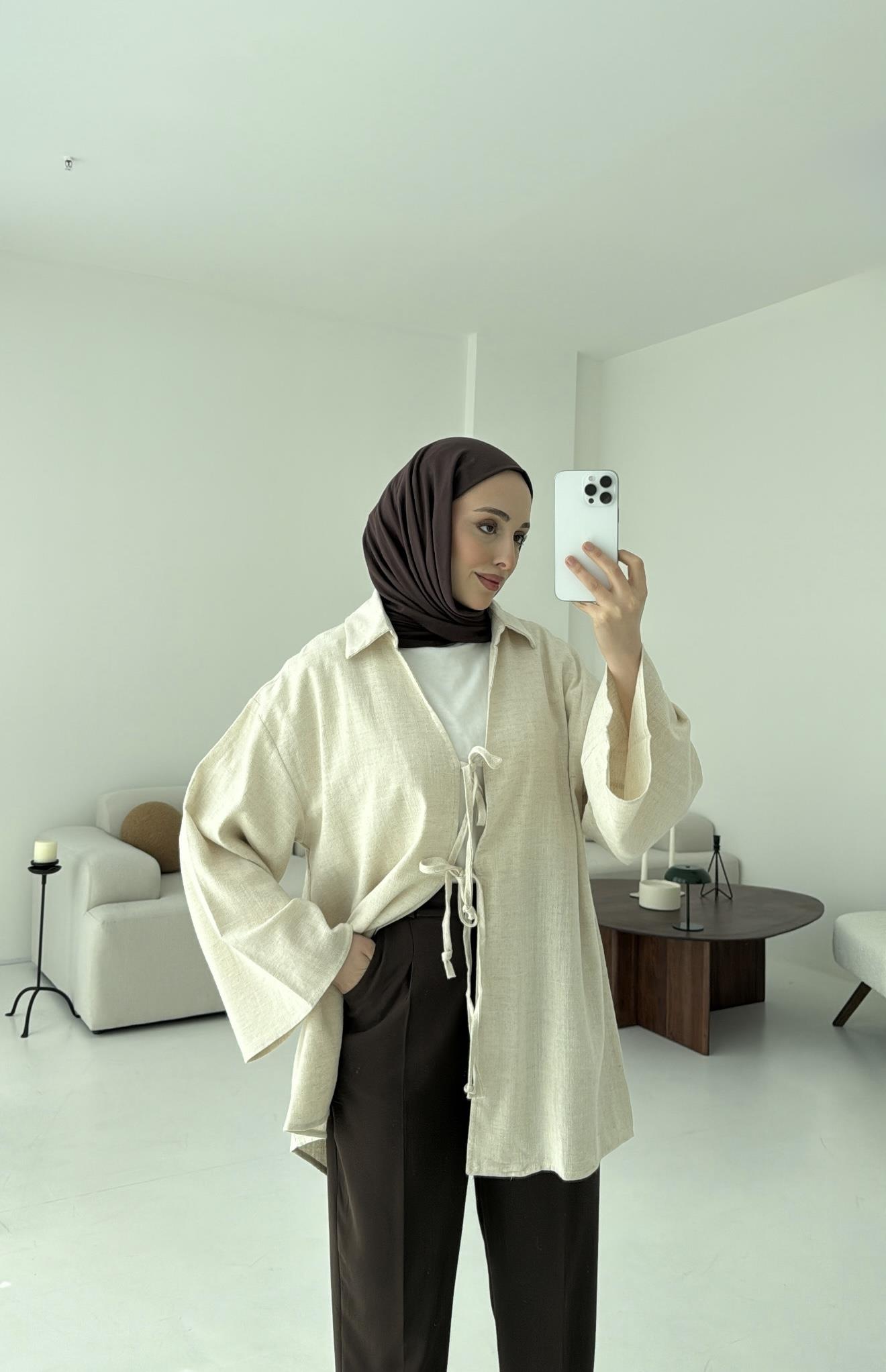 Uzun Kimono Natural