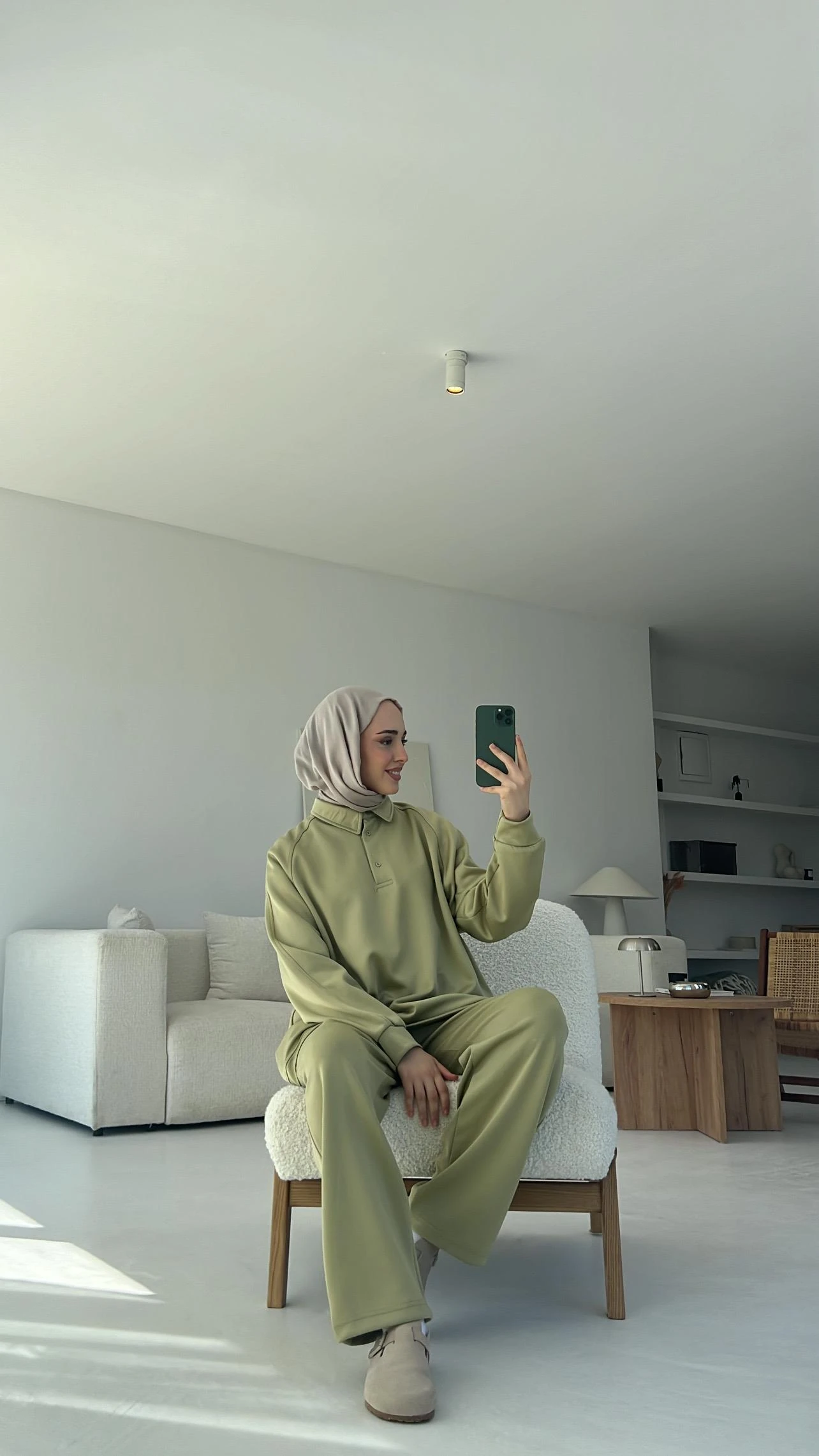 Scuba Polo Yaka Takım Olive