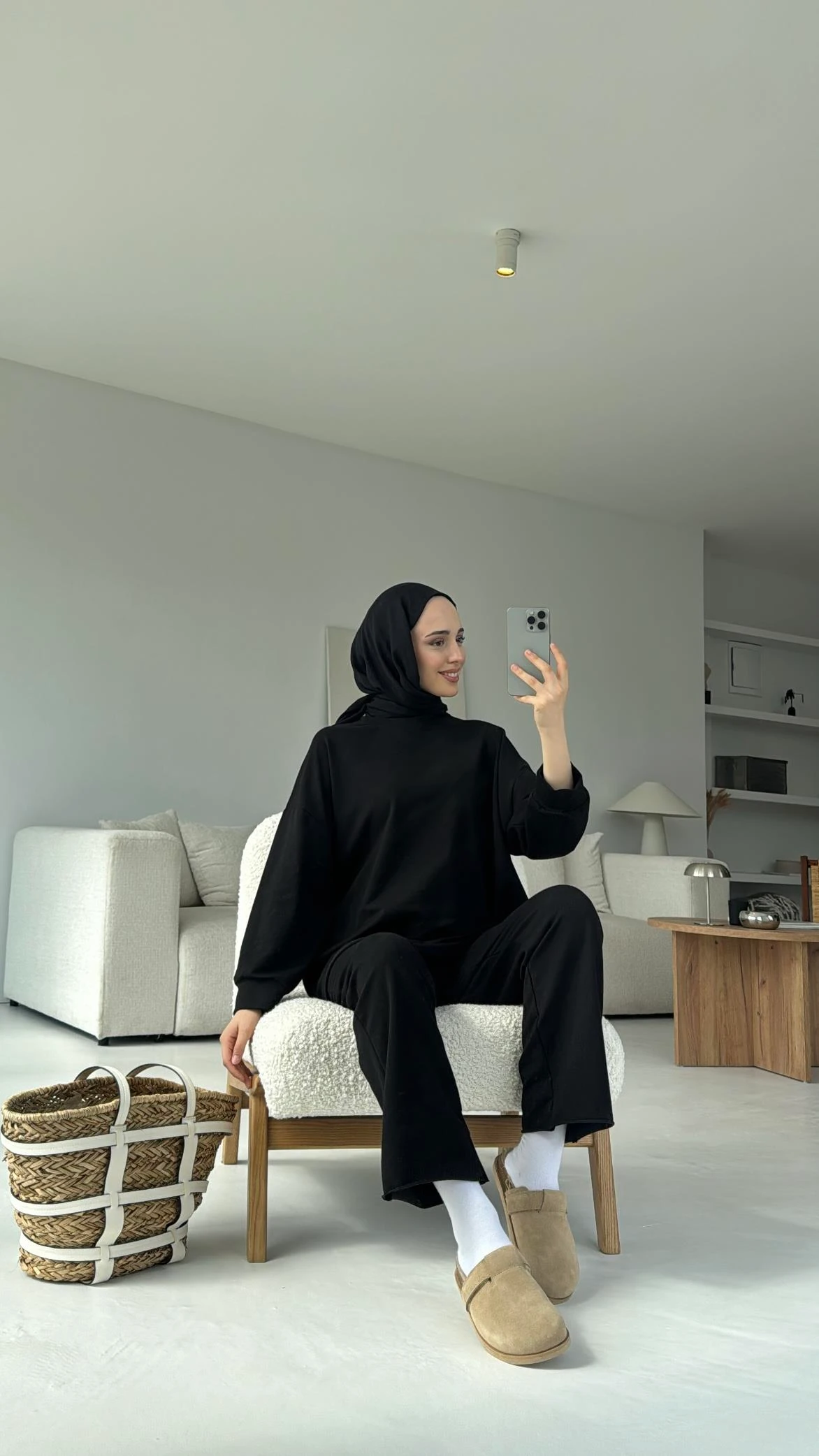 Dikişsiz Takım Siyah