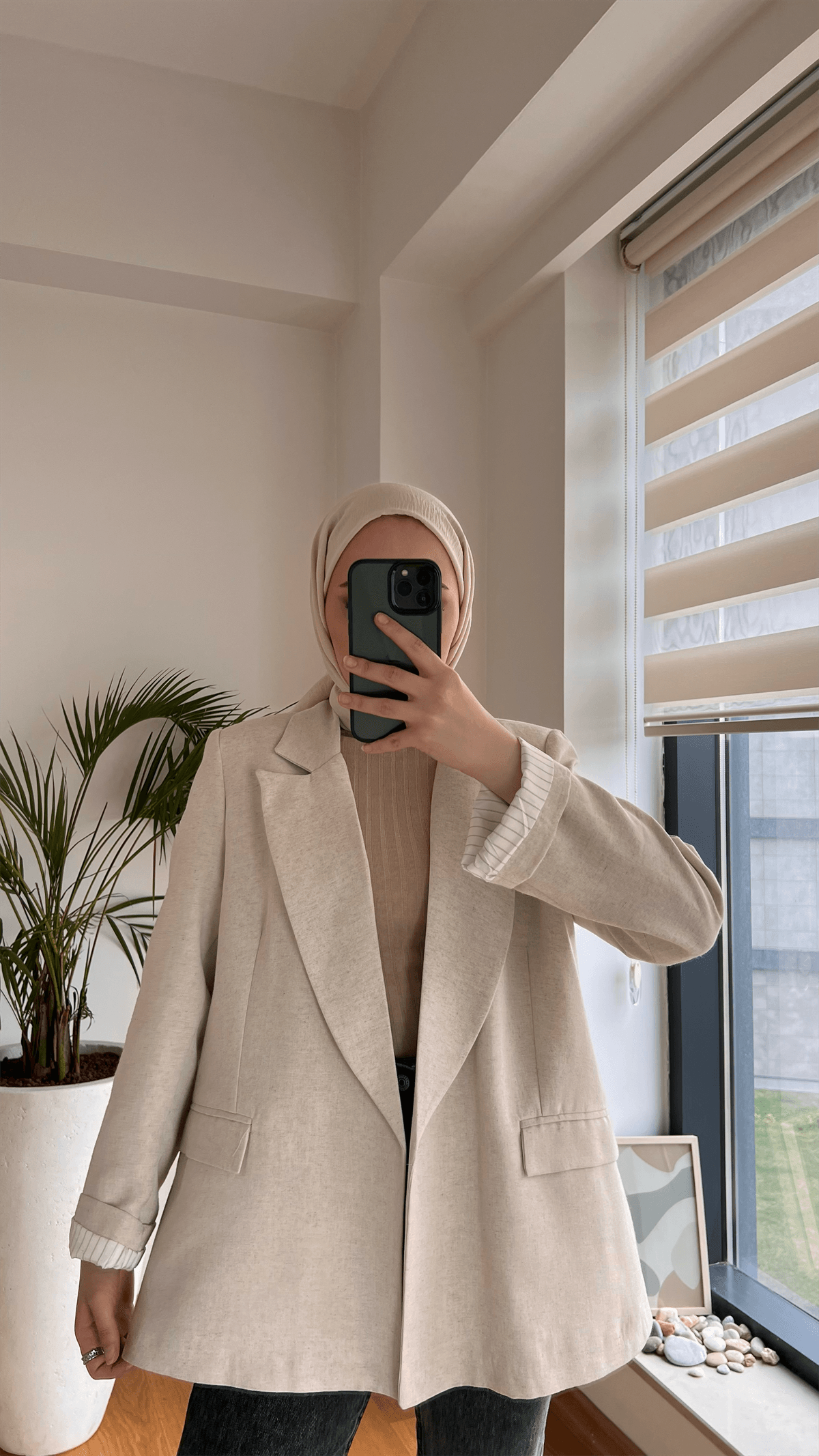 Keten Blazer Ceket