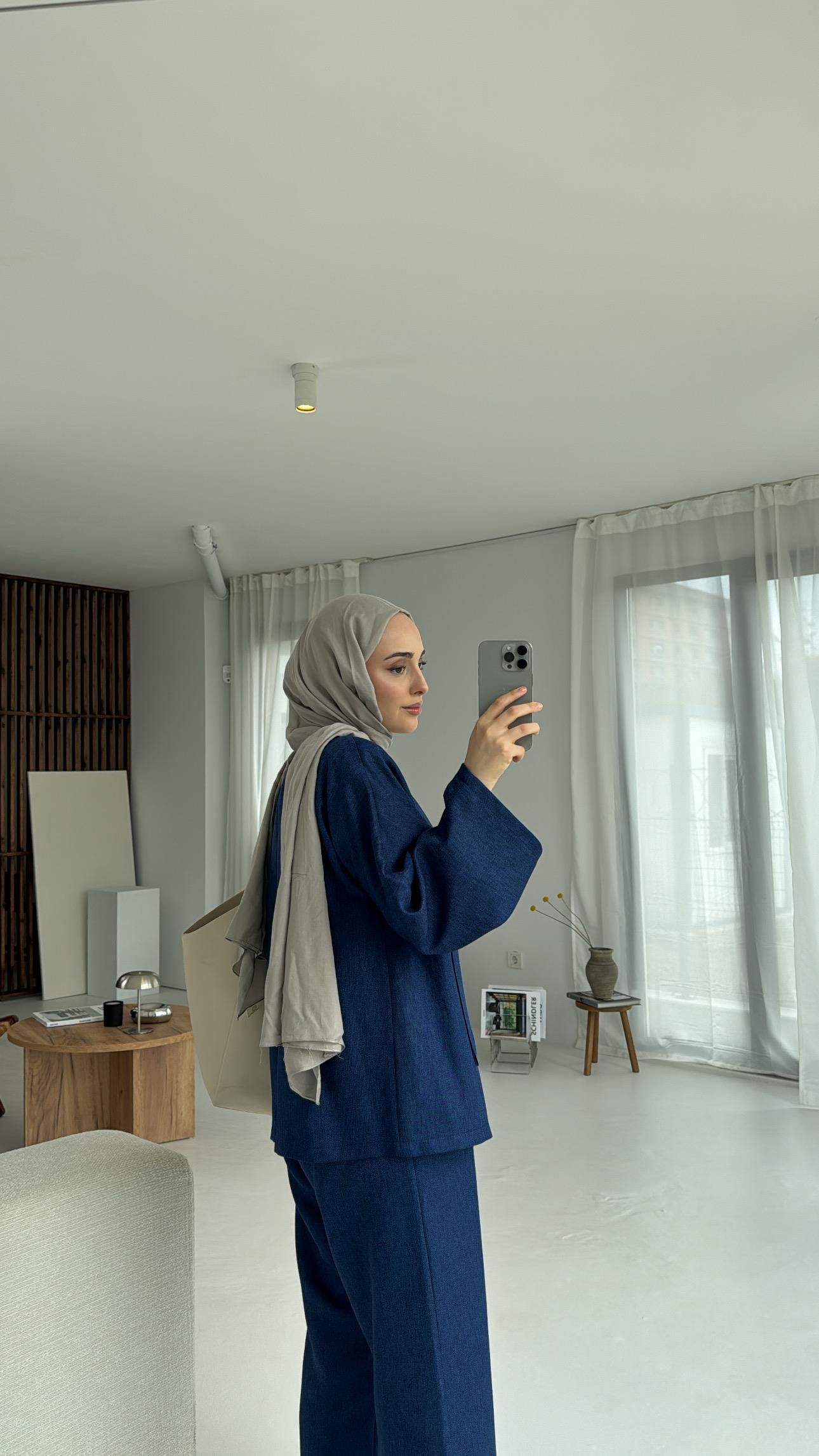 Tek Cepli Mevsimlik Takım Koyu Lacivert