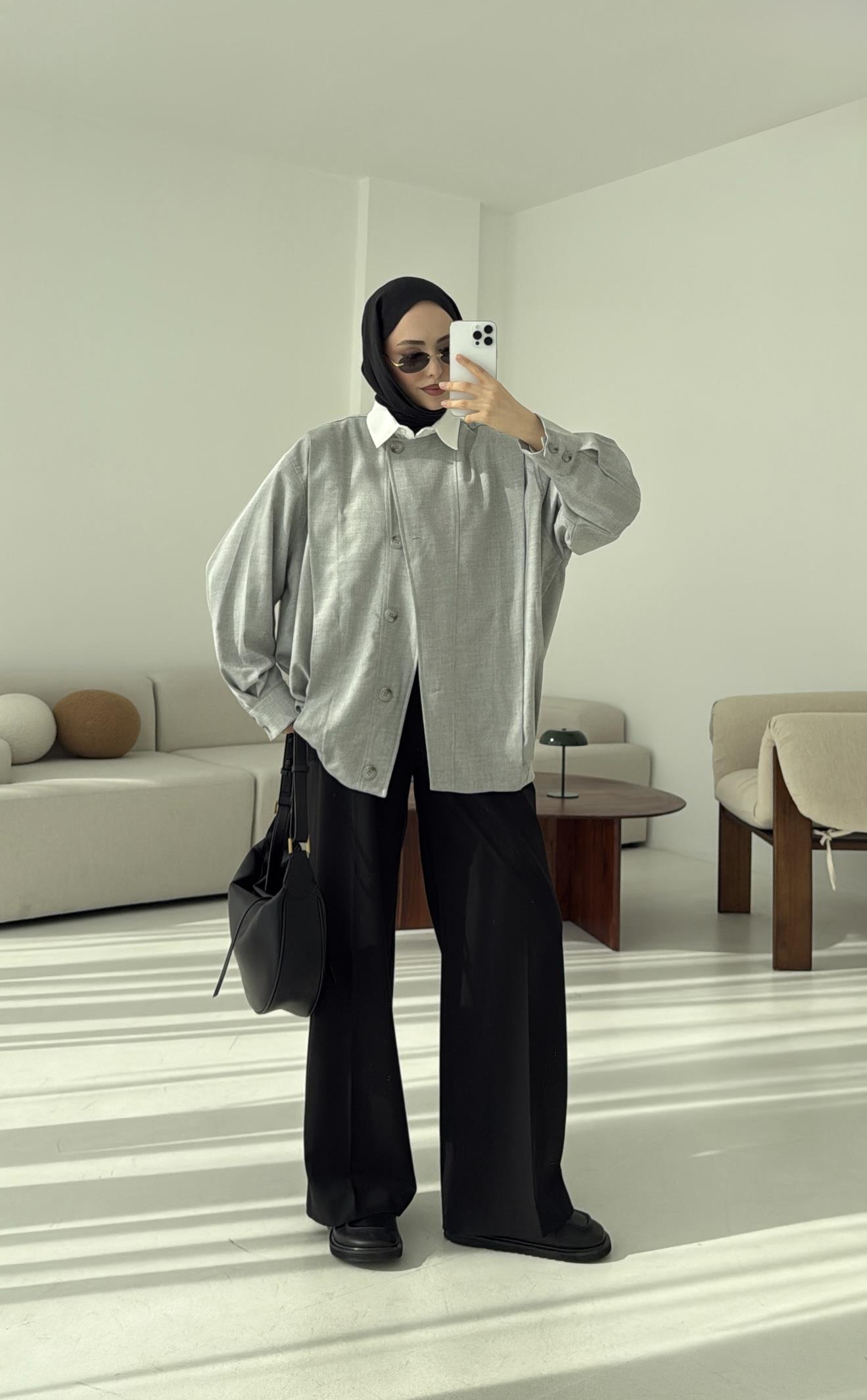 Tasarım ml Collection Ceket Gri