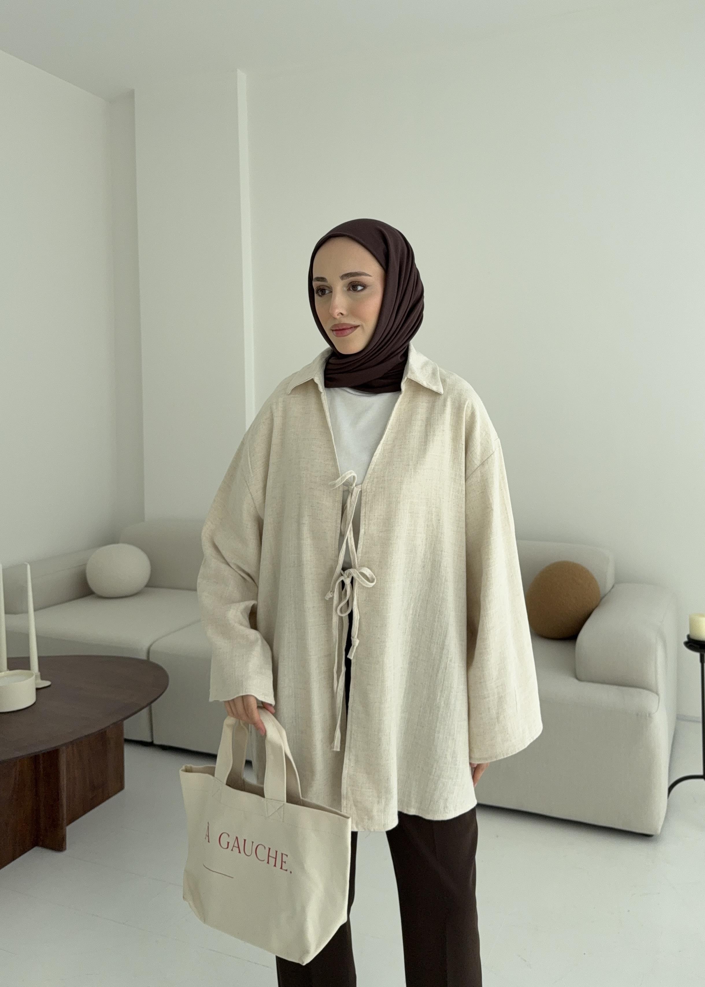 Uzun Kimono Natural