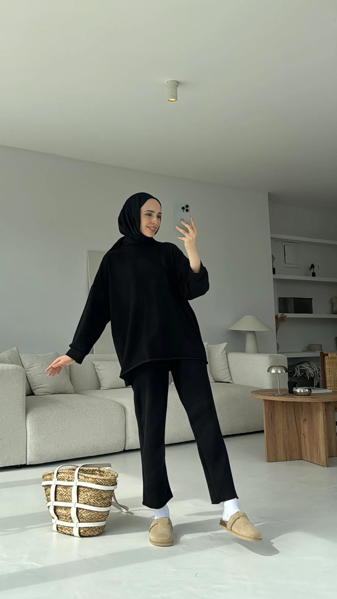 Dikişsiz Takım Siyah