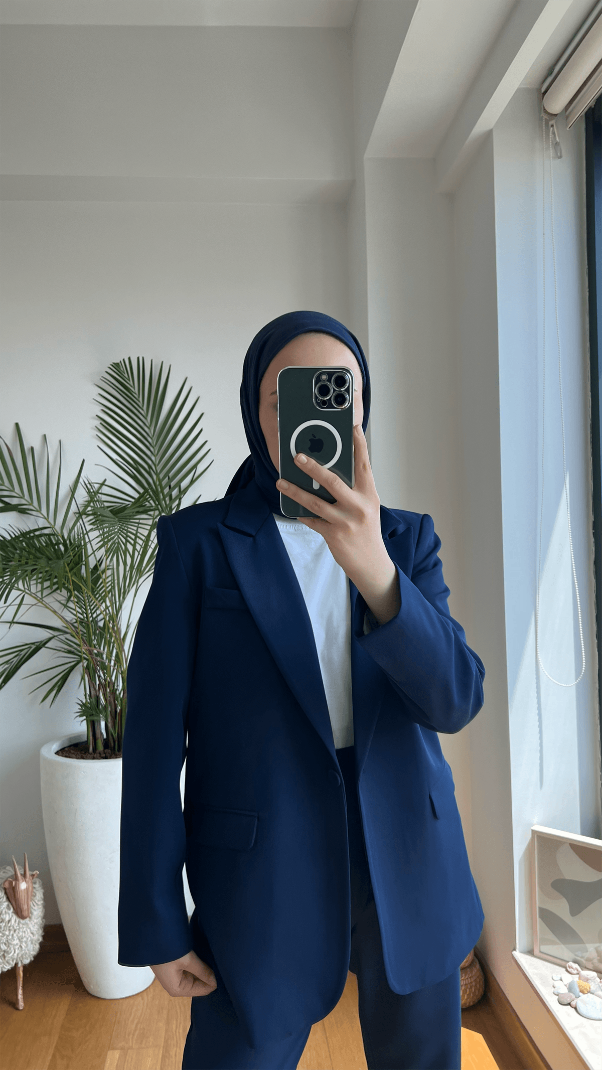 Premium Blazer Ceket Lacivert