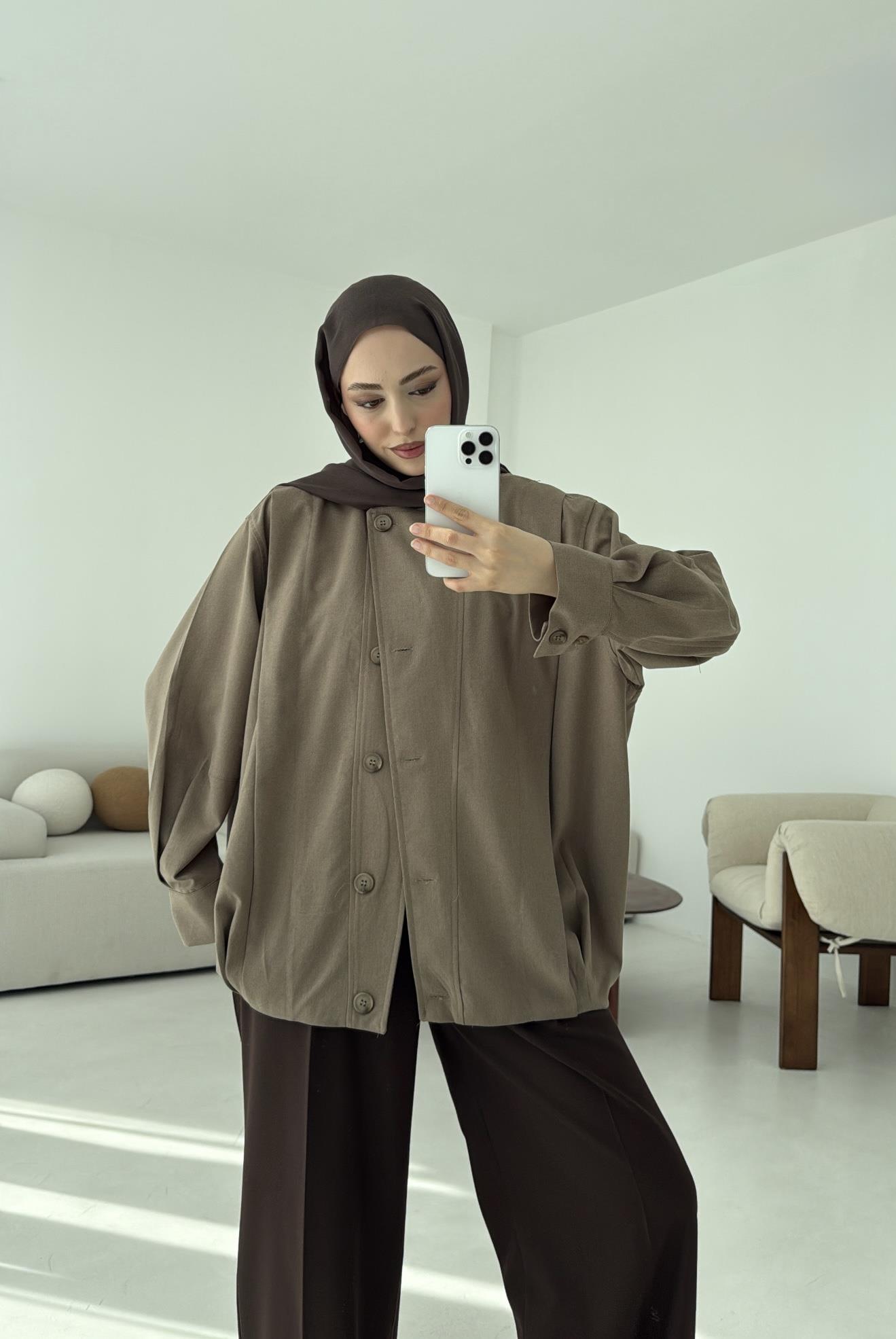 Tasarım ml Collection Ceket Vizon