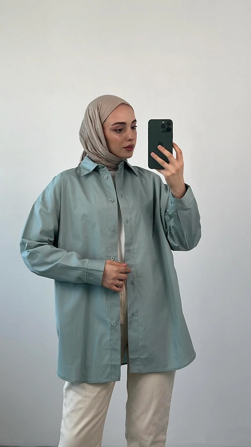 Mint Basic Gömlek