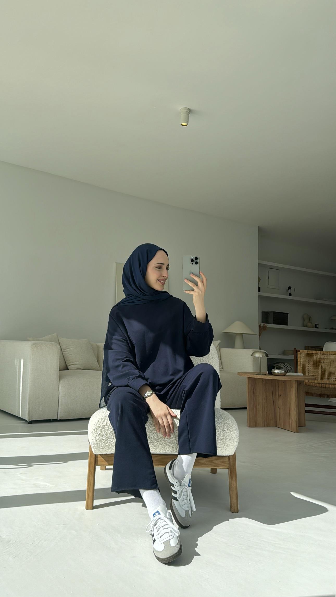 Dikişsiz Takım Lacivert