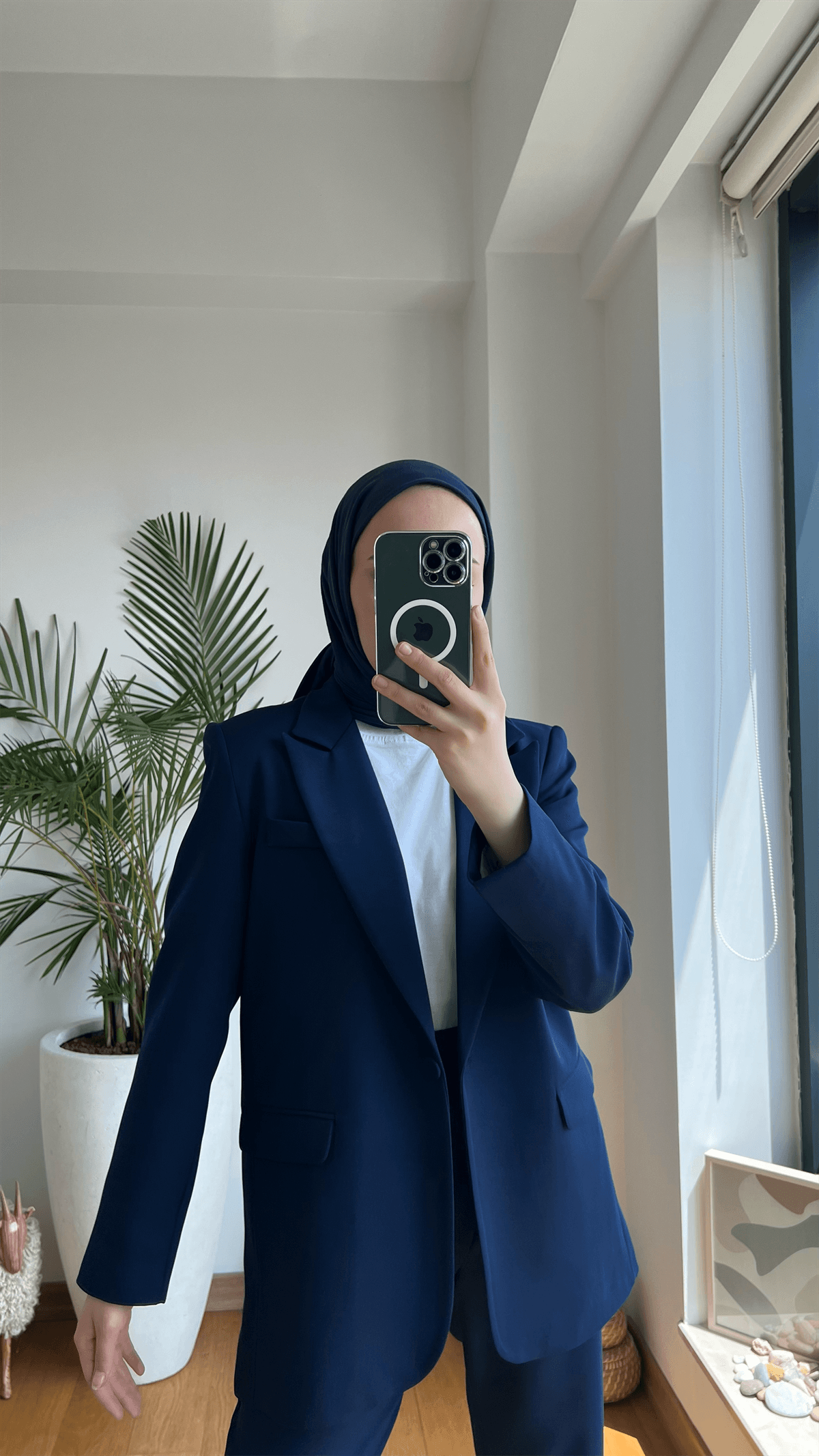 Premium Blazer Ceket Lacivert