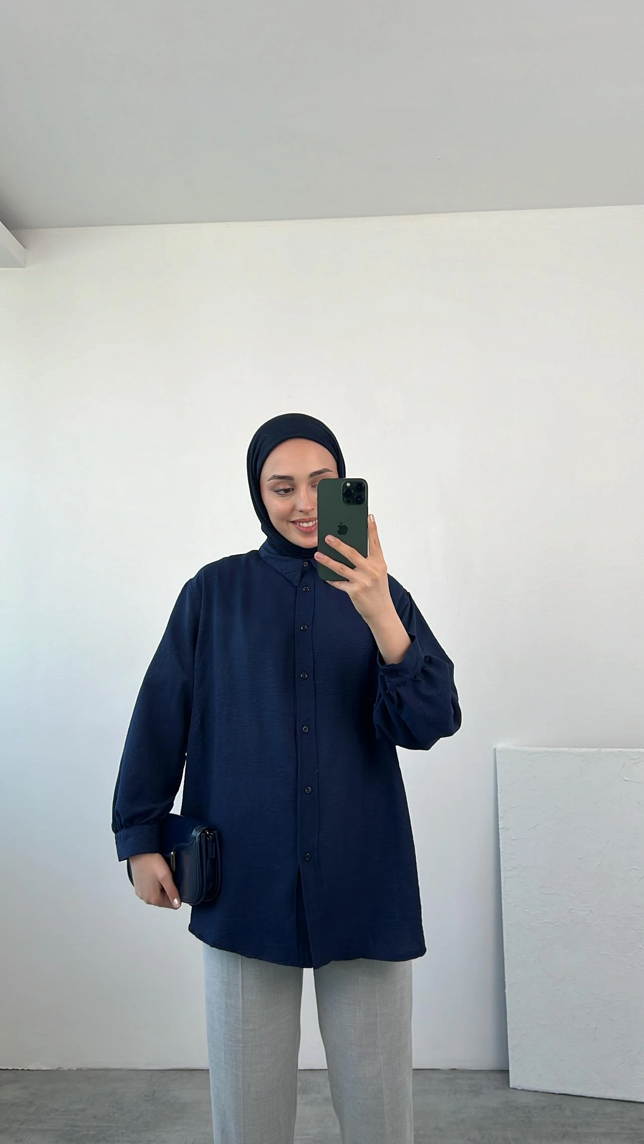 Aerobin Gömlek Lacivert