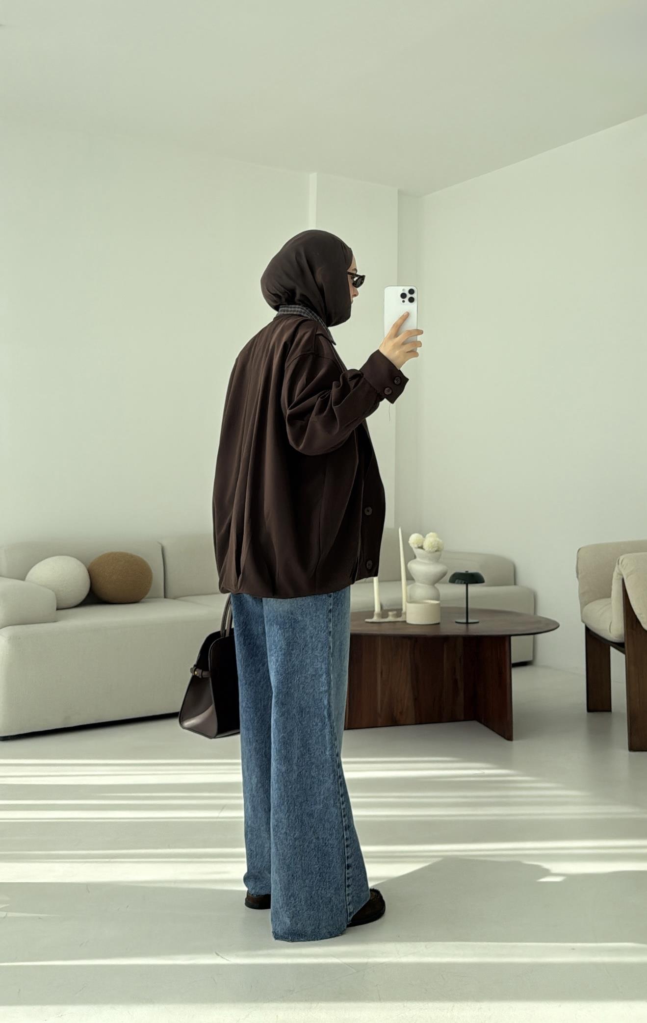 Tasarım ml Collection Ceket Kahve