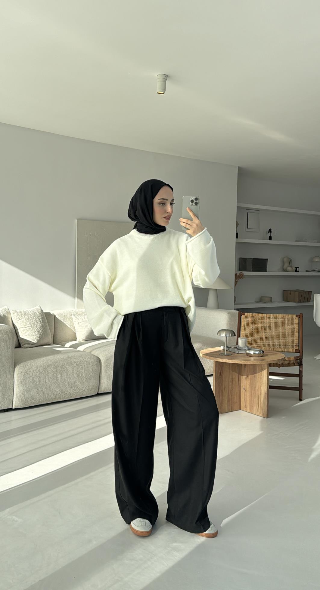 Dikişsiz Premium Triko Ekru