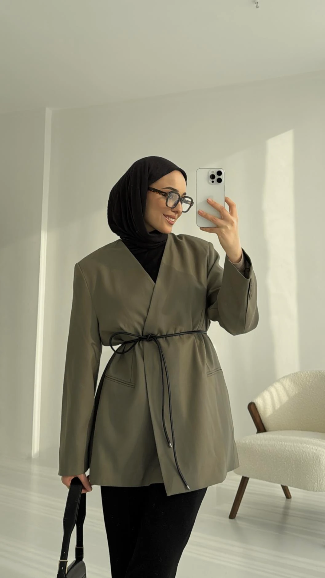 Hakim Yaka Blazer Ceket Çağla