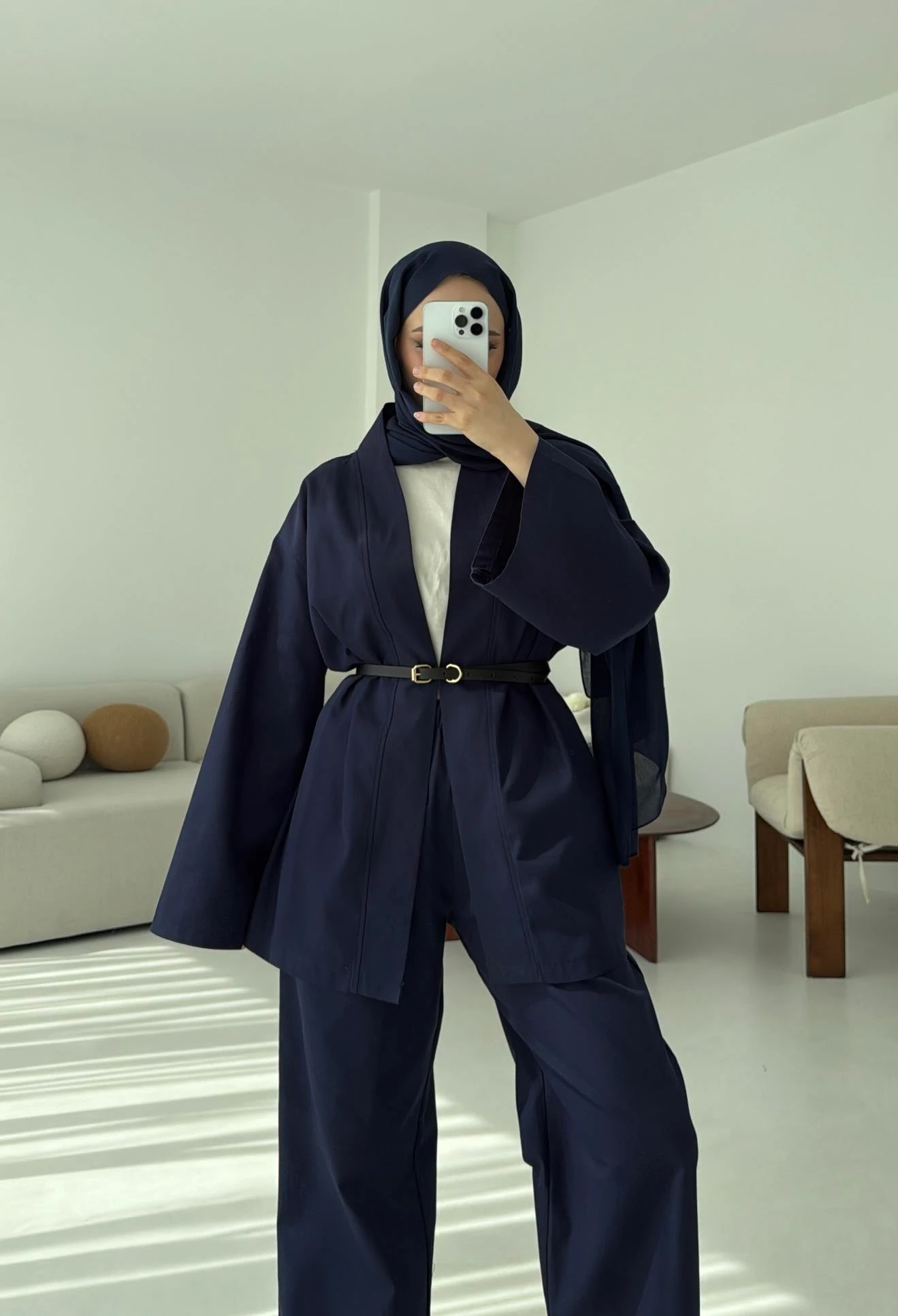 Gabardin Takım Lacivert