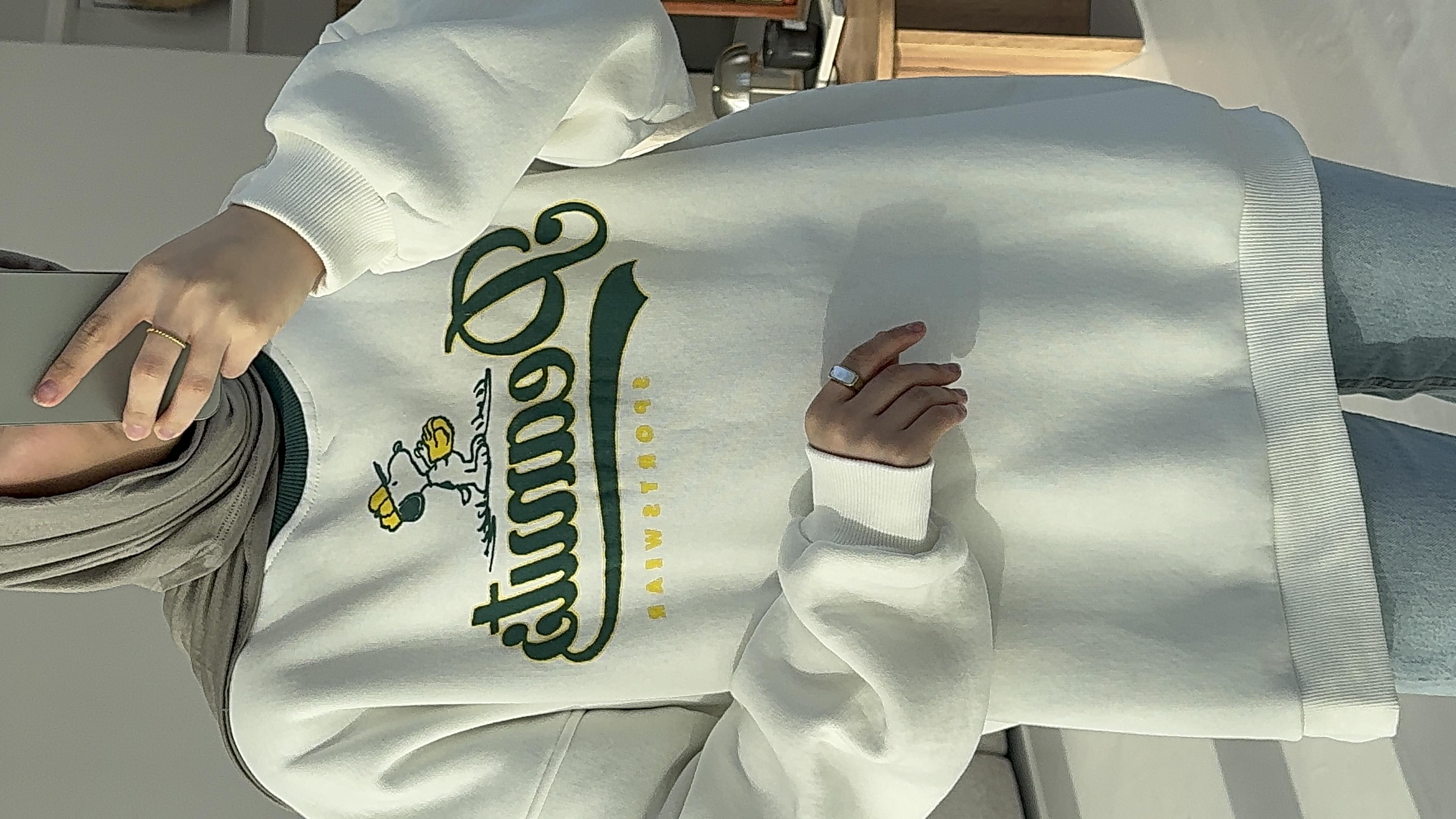 Peanuts Baskılı Oversize Sweatshirt