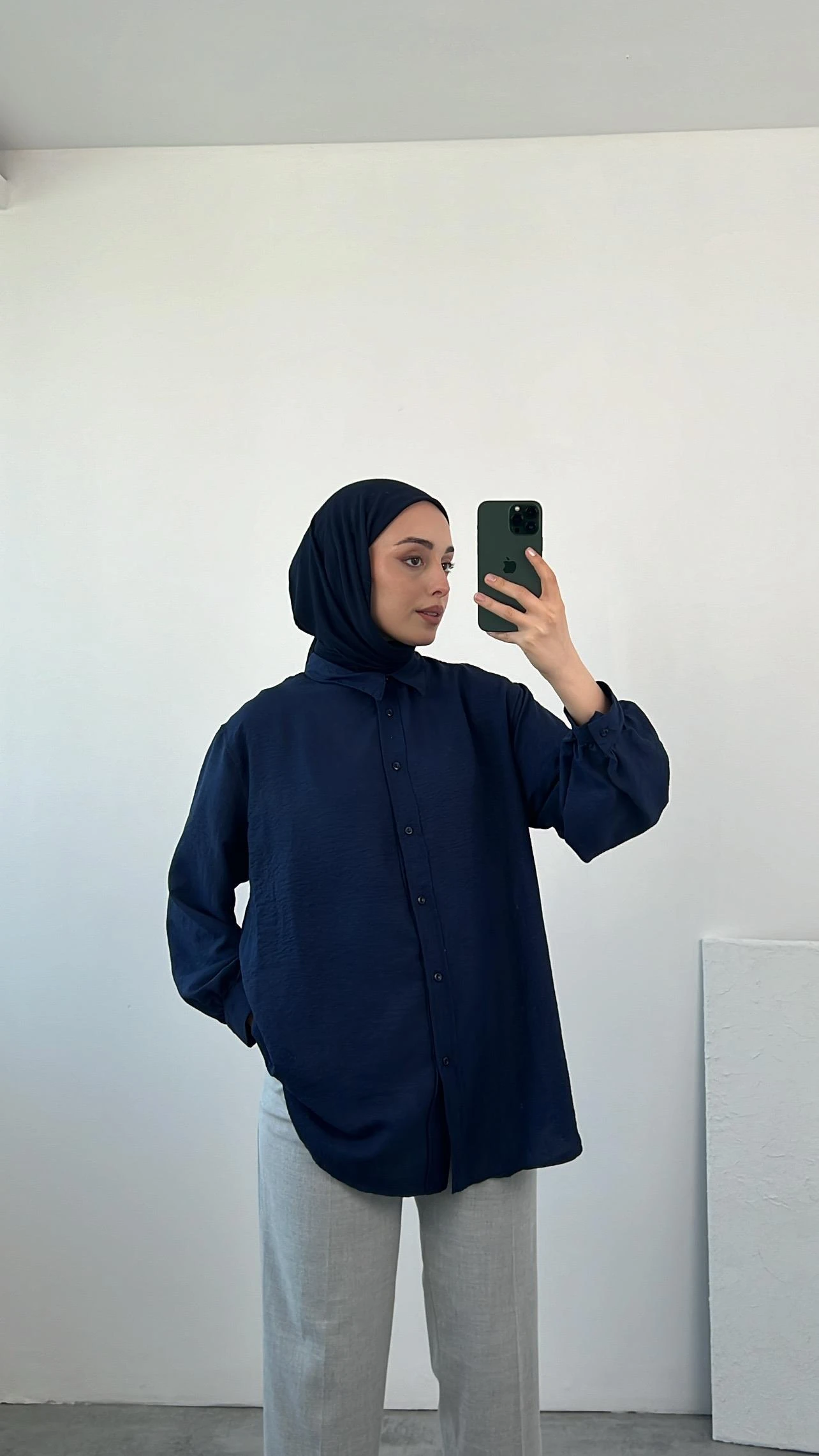 Aerobin Gömlek Lacivert