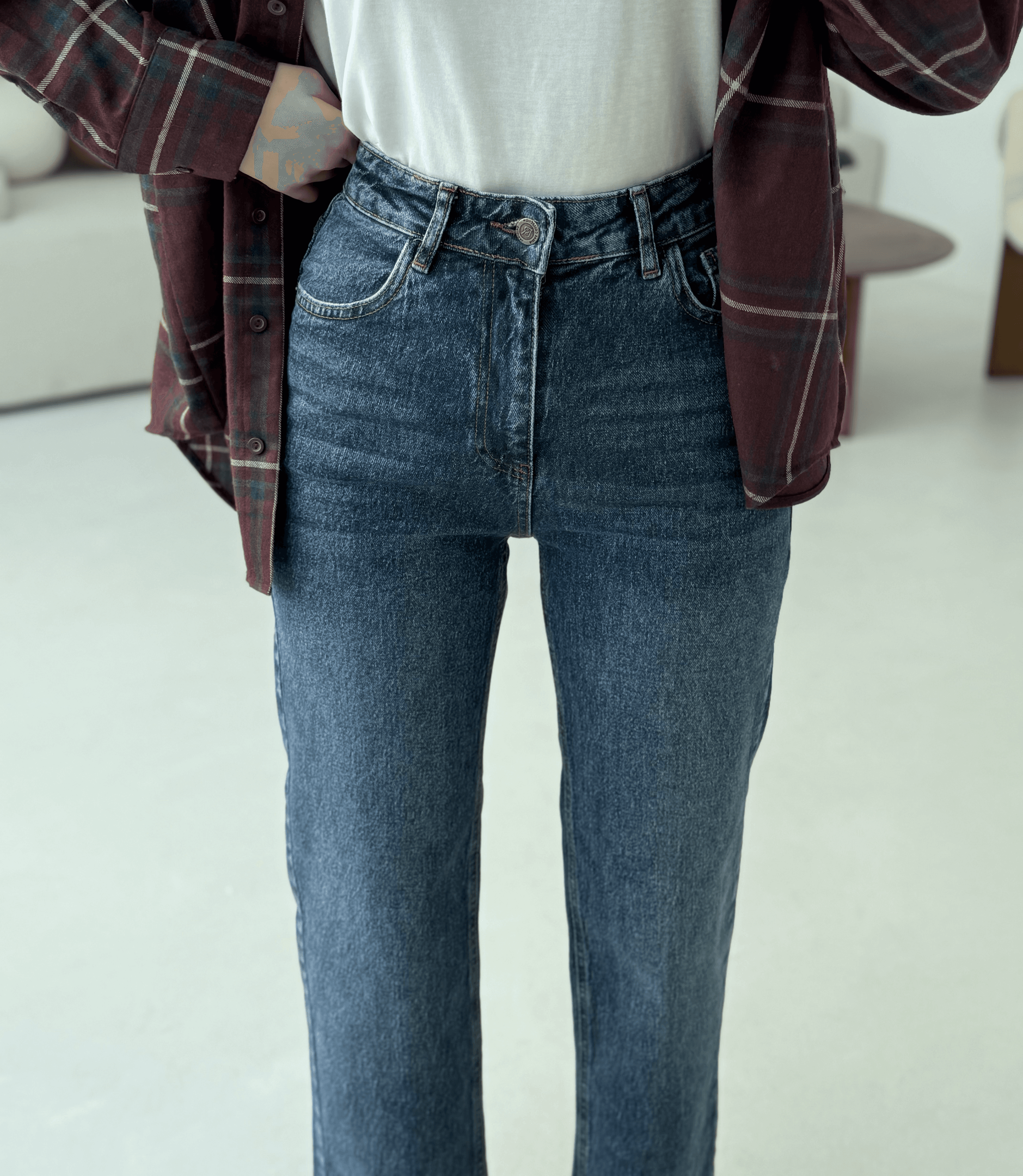 Premium Paçası Kesik Jean R138