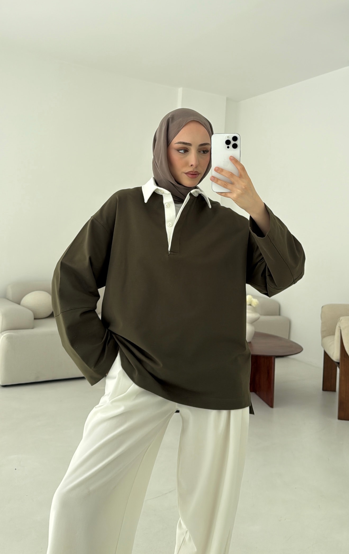 Varctiy Sweatshırt Haki