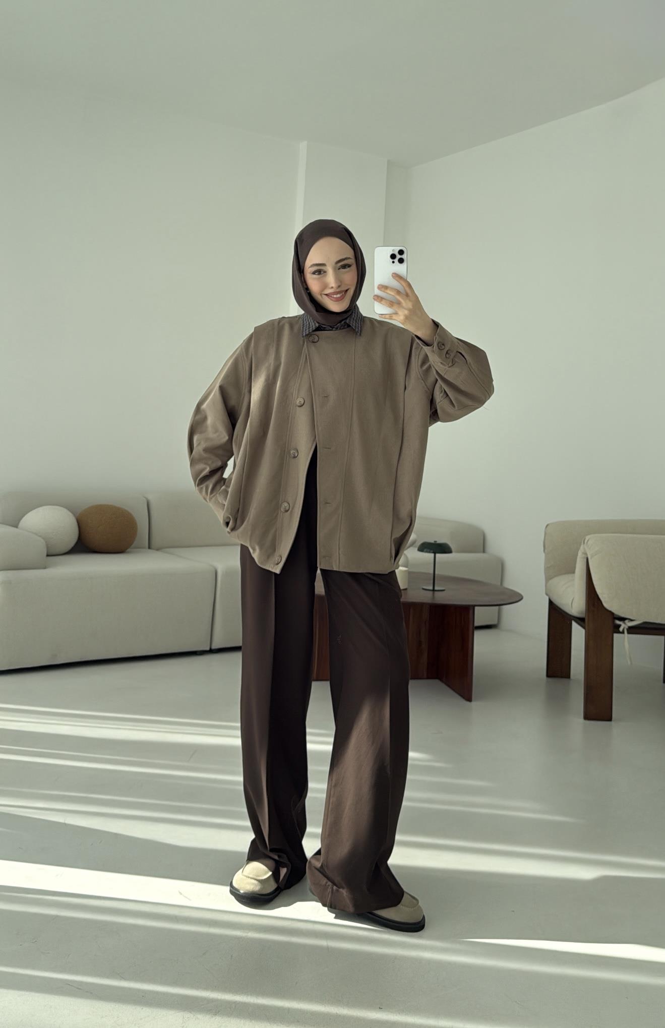 Tasarım ml Collection Ceket Vizon