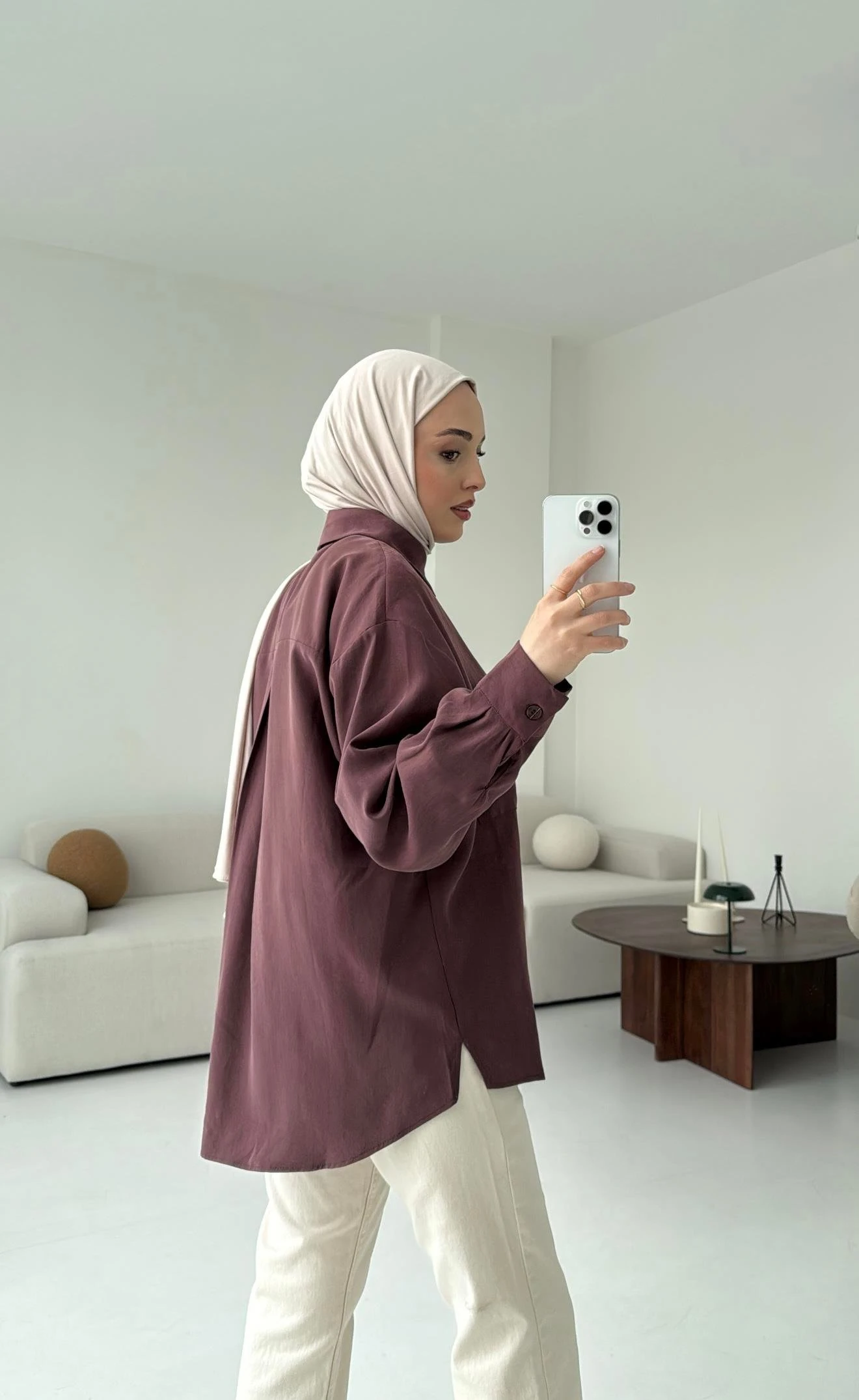 Tek Cepli Modal Gömlek