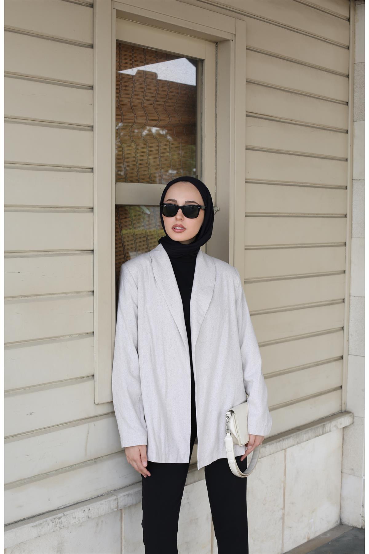 Keten Blazer Ceket