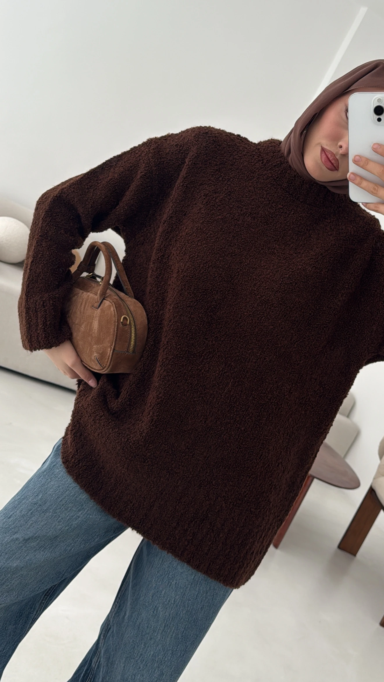 Basic Buklet Kazak Kahve