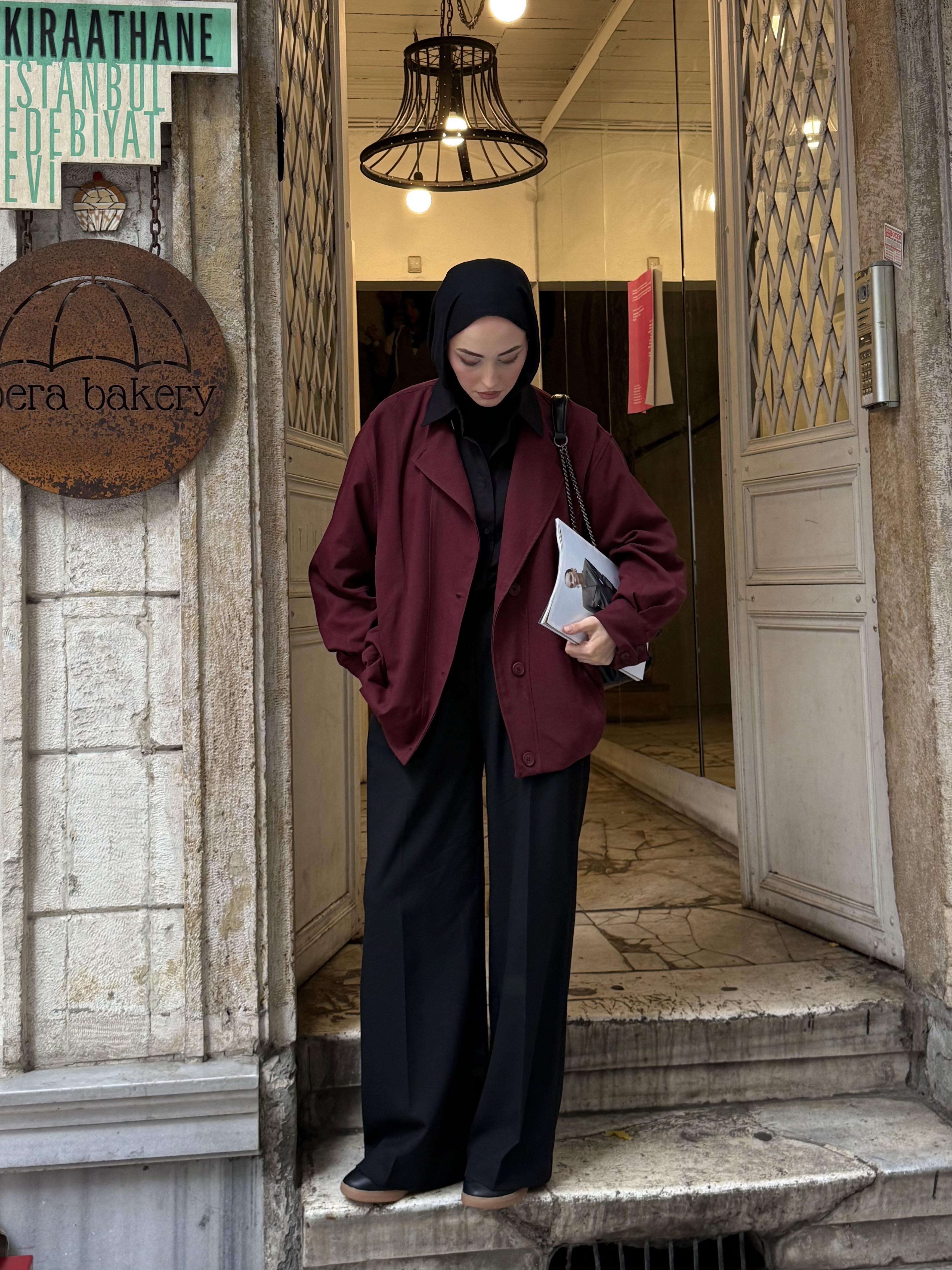 Tasarım ml Collection Ceket Bordo