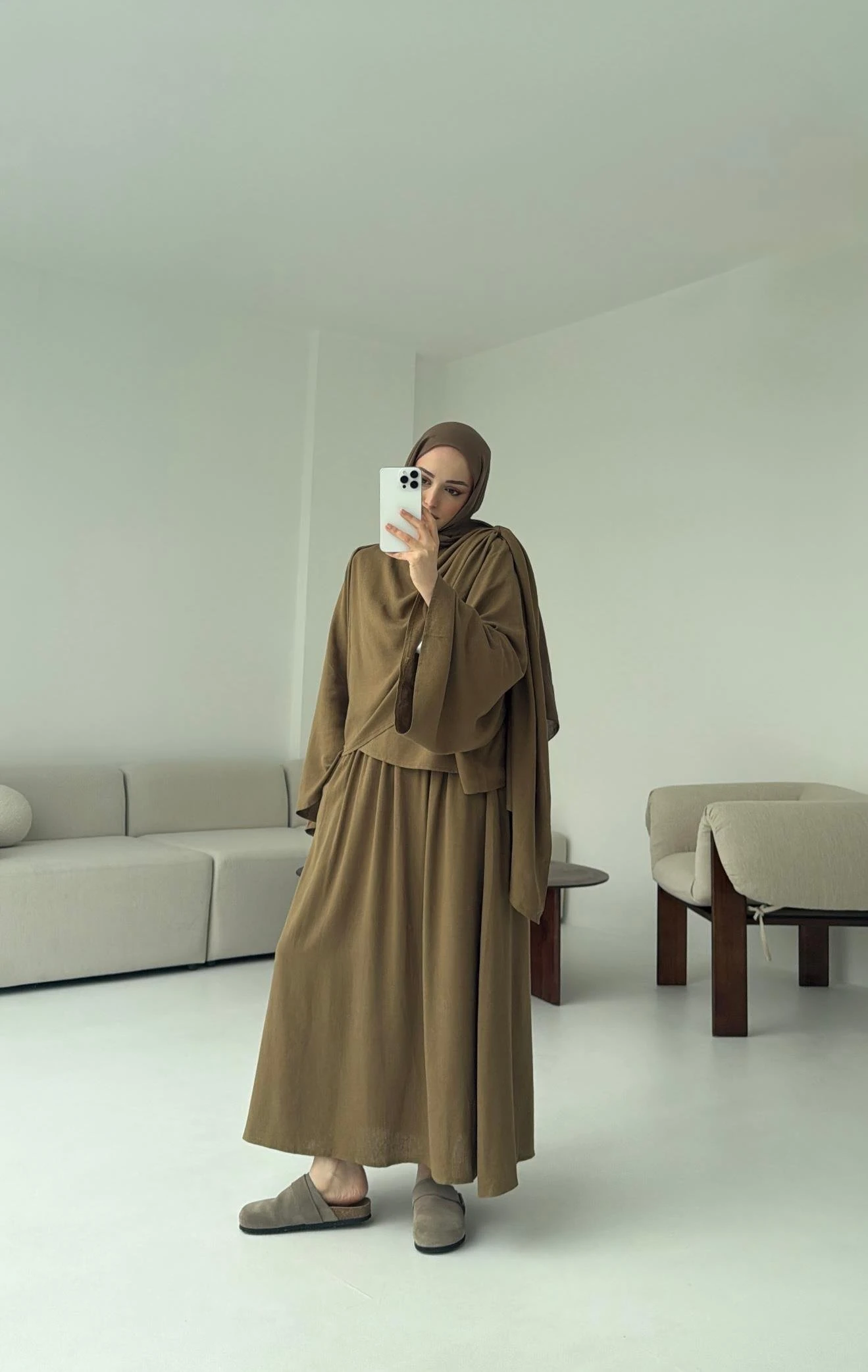 Bohem Etekli Takım Olive