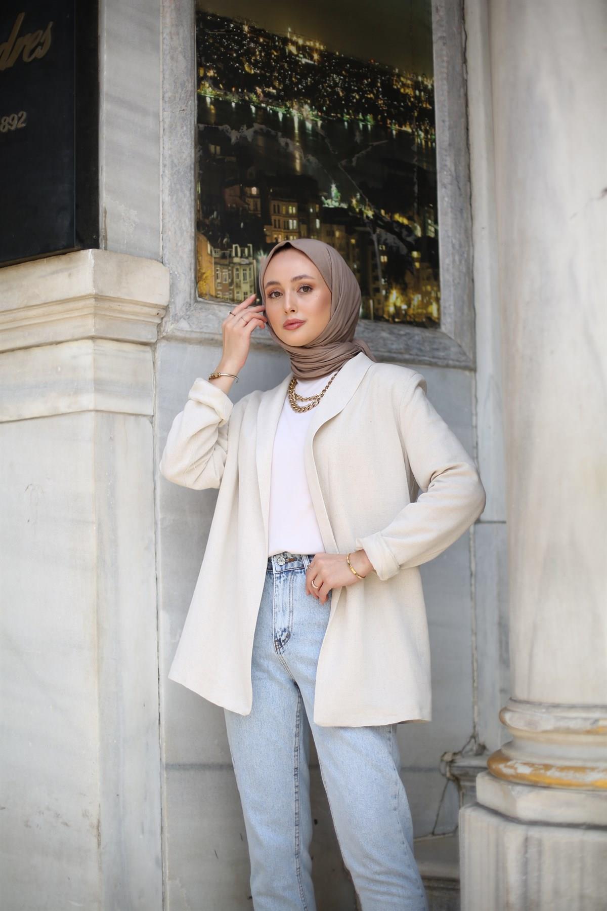 Keten Blazer Ceket