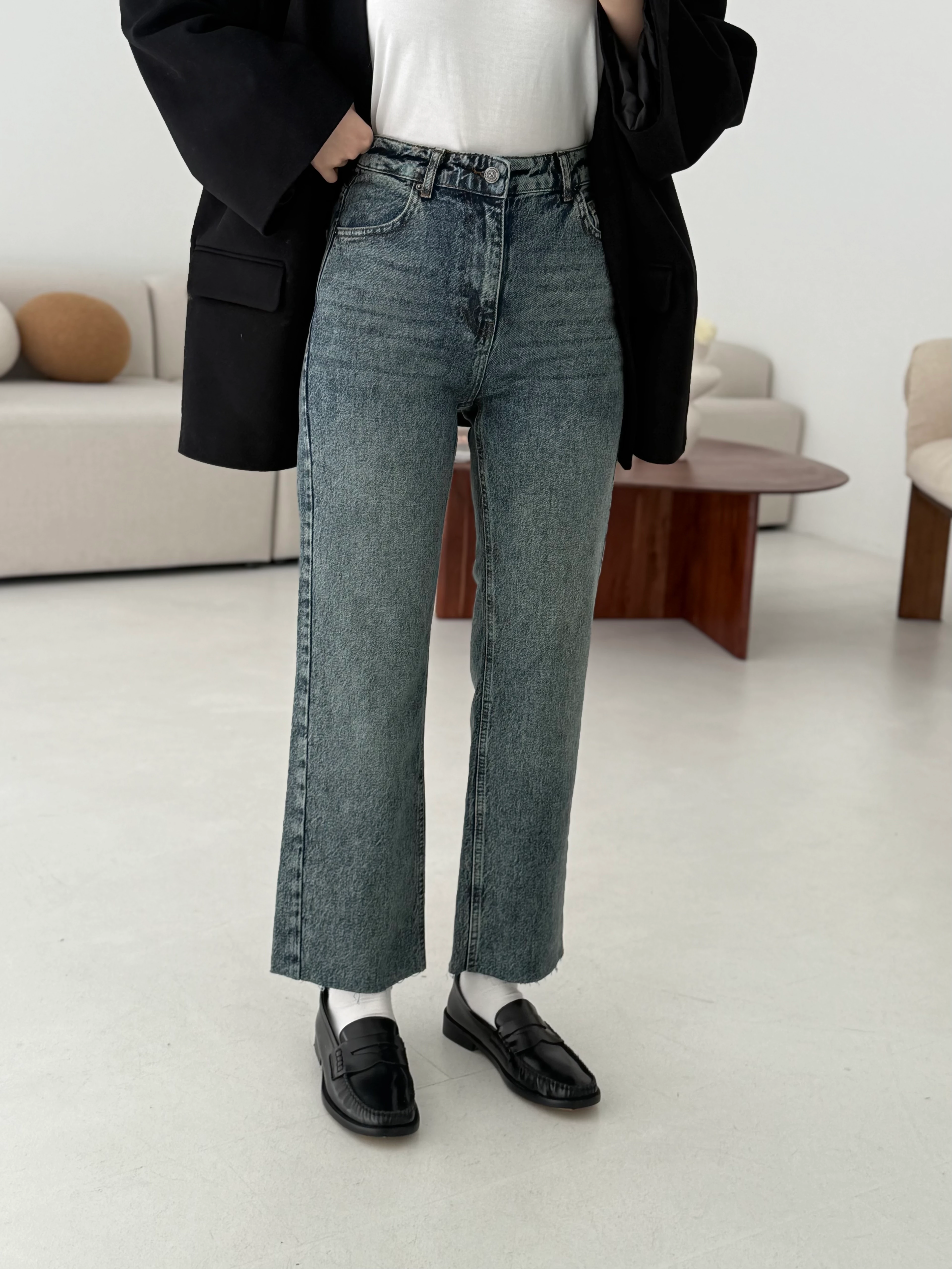 Premium Paçası Kesik Jean R206