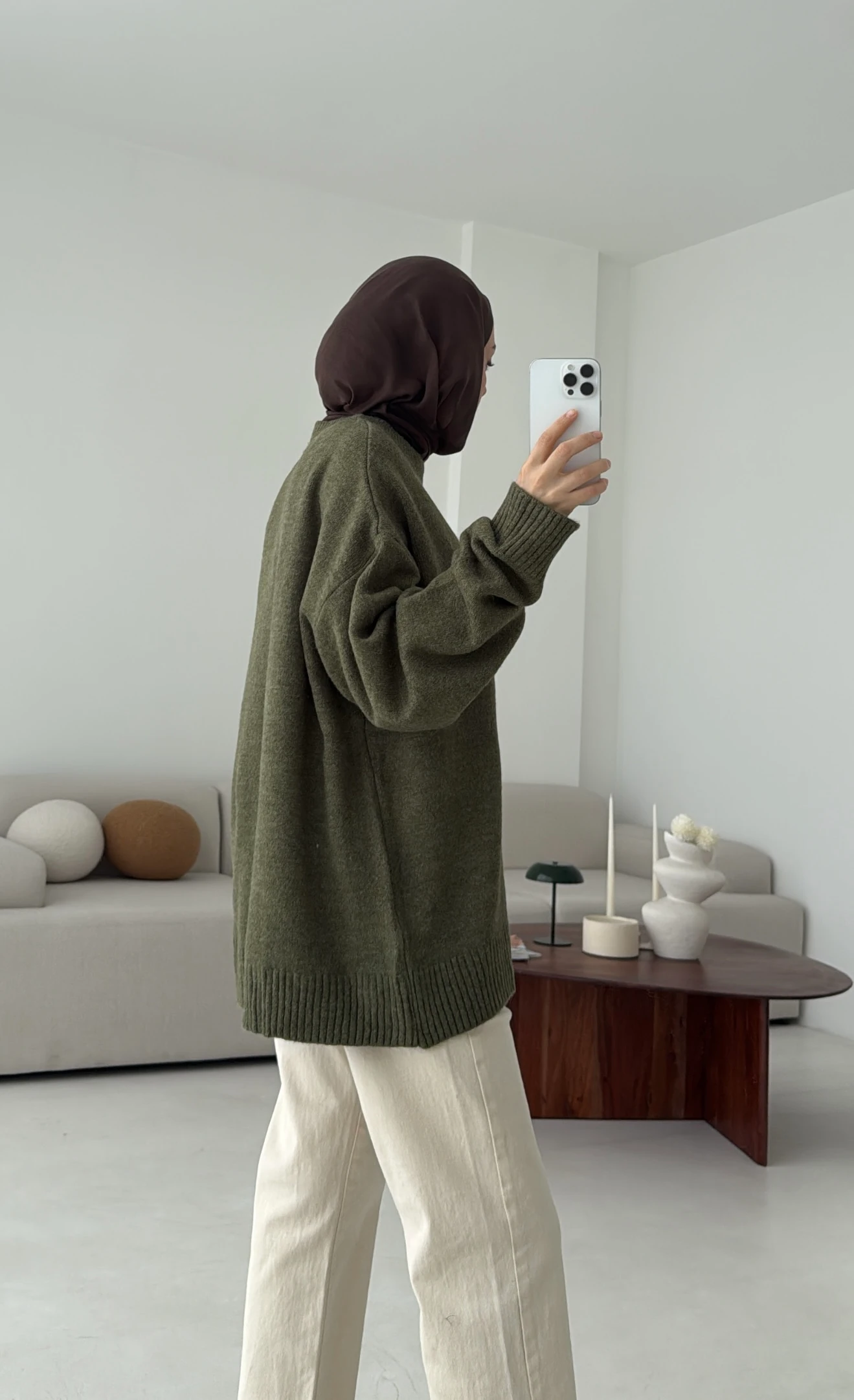 Reglan Kol Triko Kazak Cağla