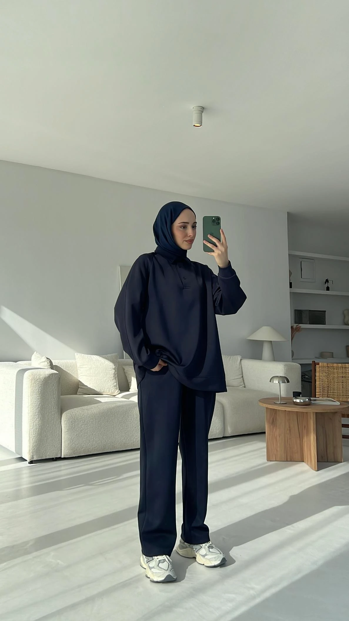 Scuba Polo Yaka Takım Lacivert