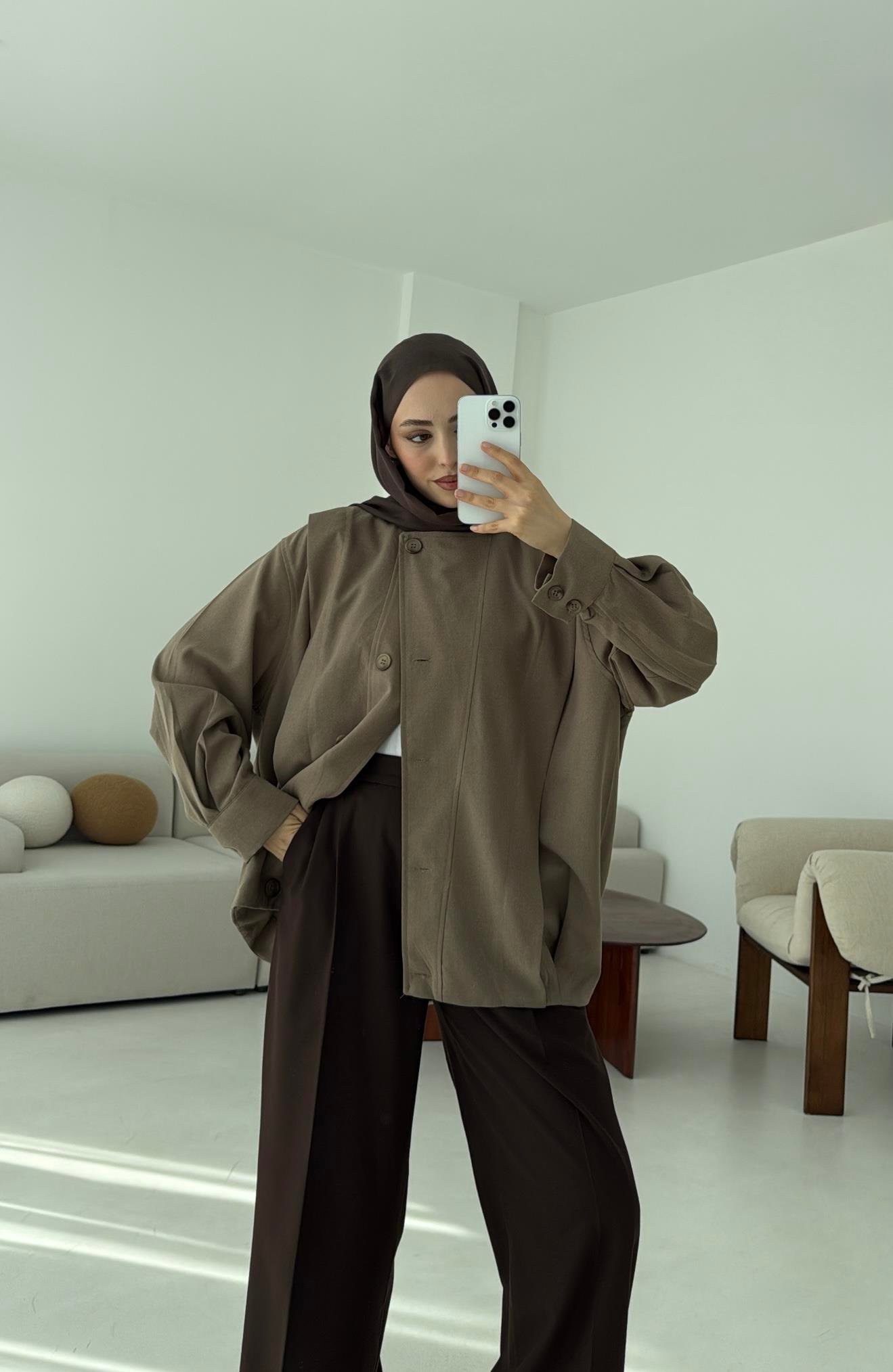 Tasarım ml Collection Ceket Vizon