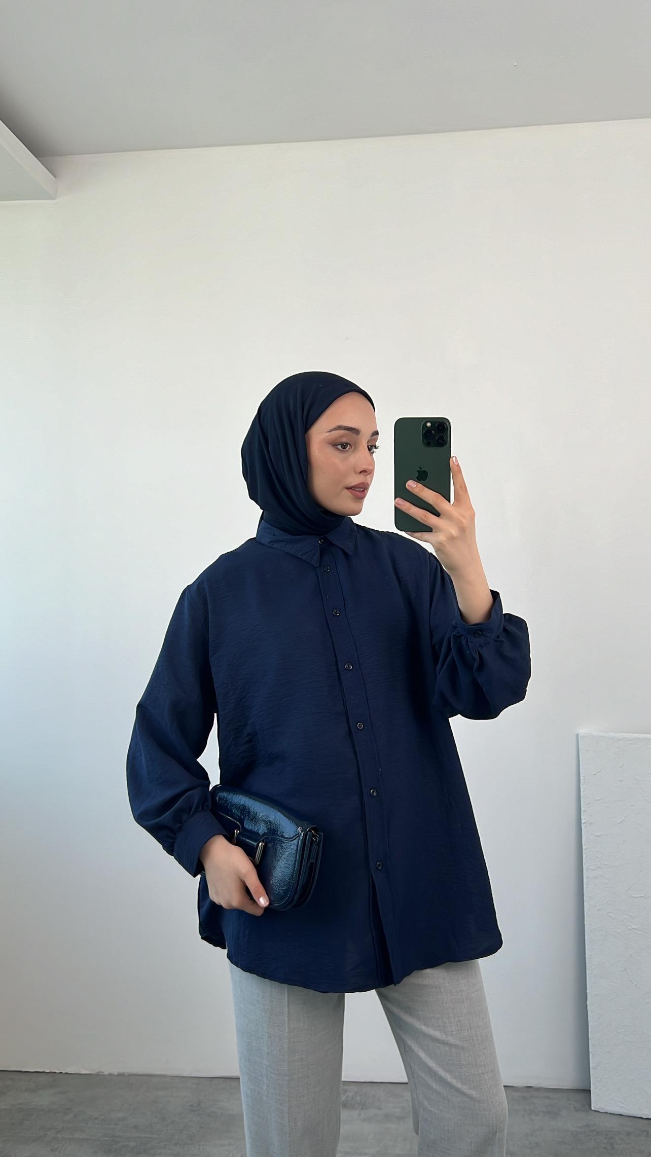 Aerobin Gömlek Lacivert