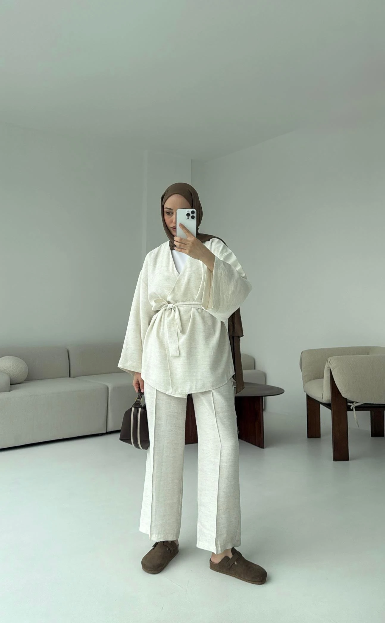 Bagcıklı Kimono Takım Taş