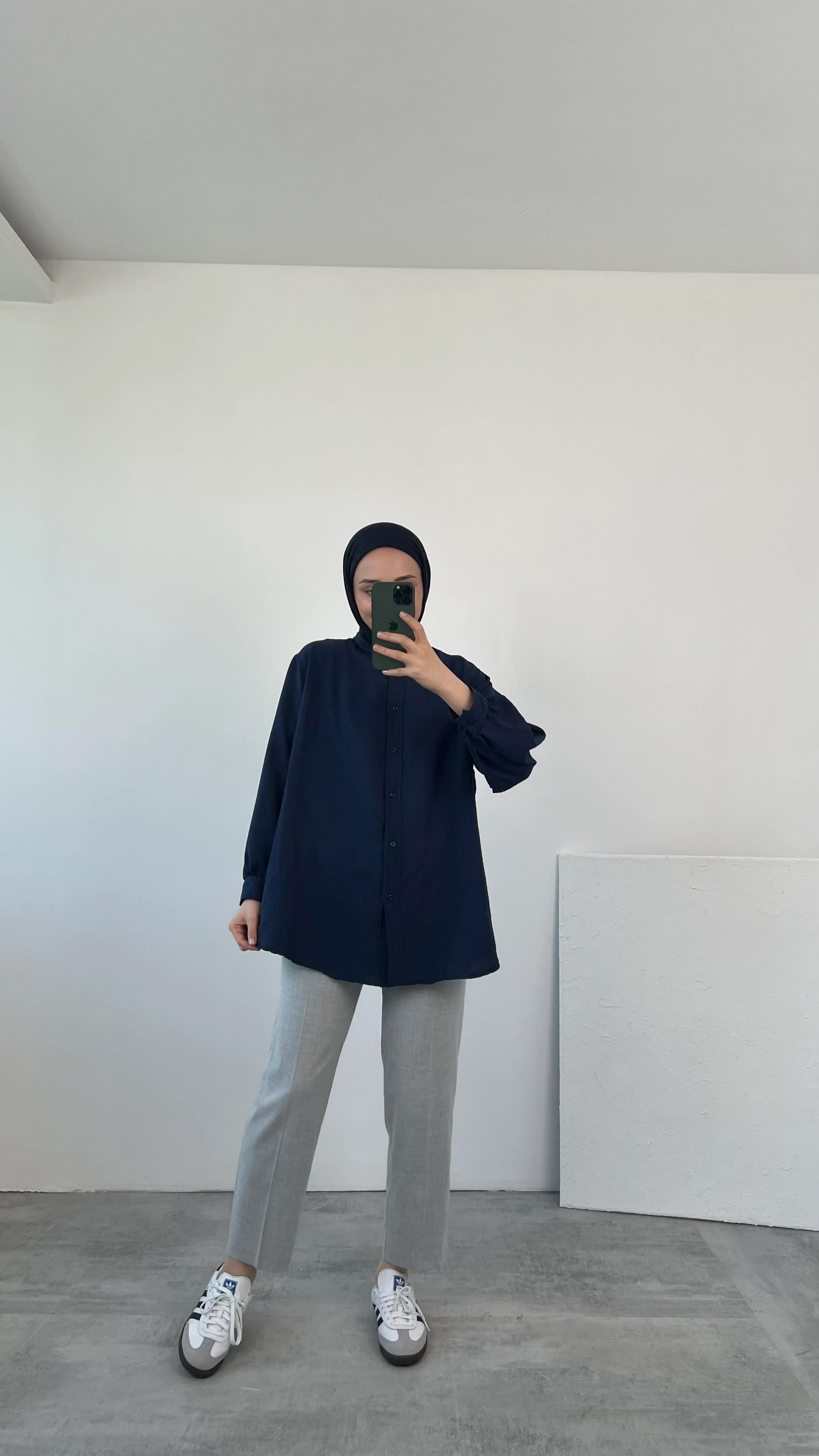 Aerobin Gömlek Lacivert