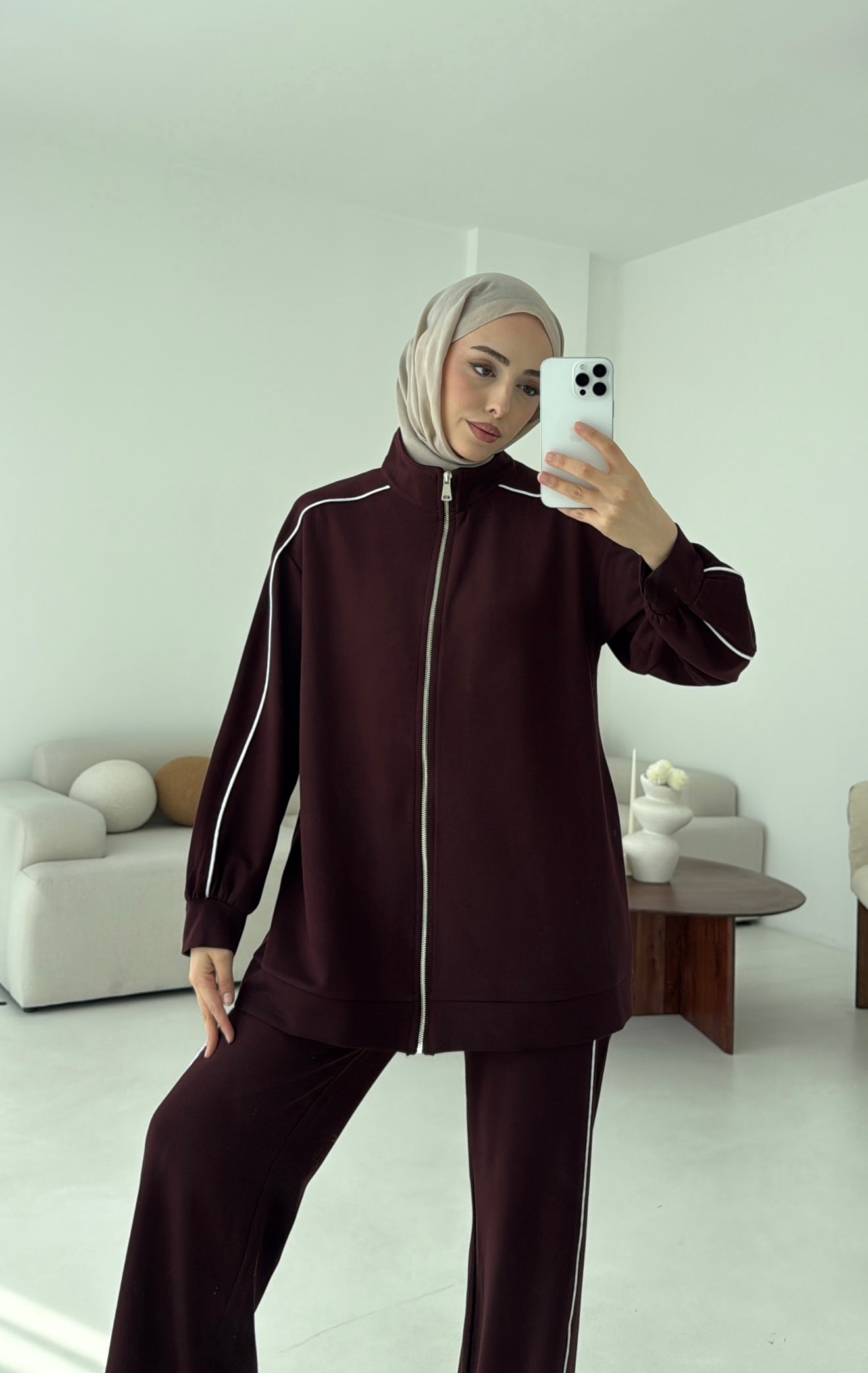 Garnili Oysho Takım Bordo
