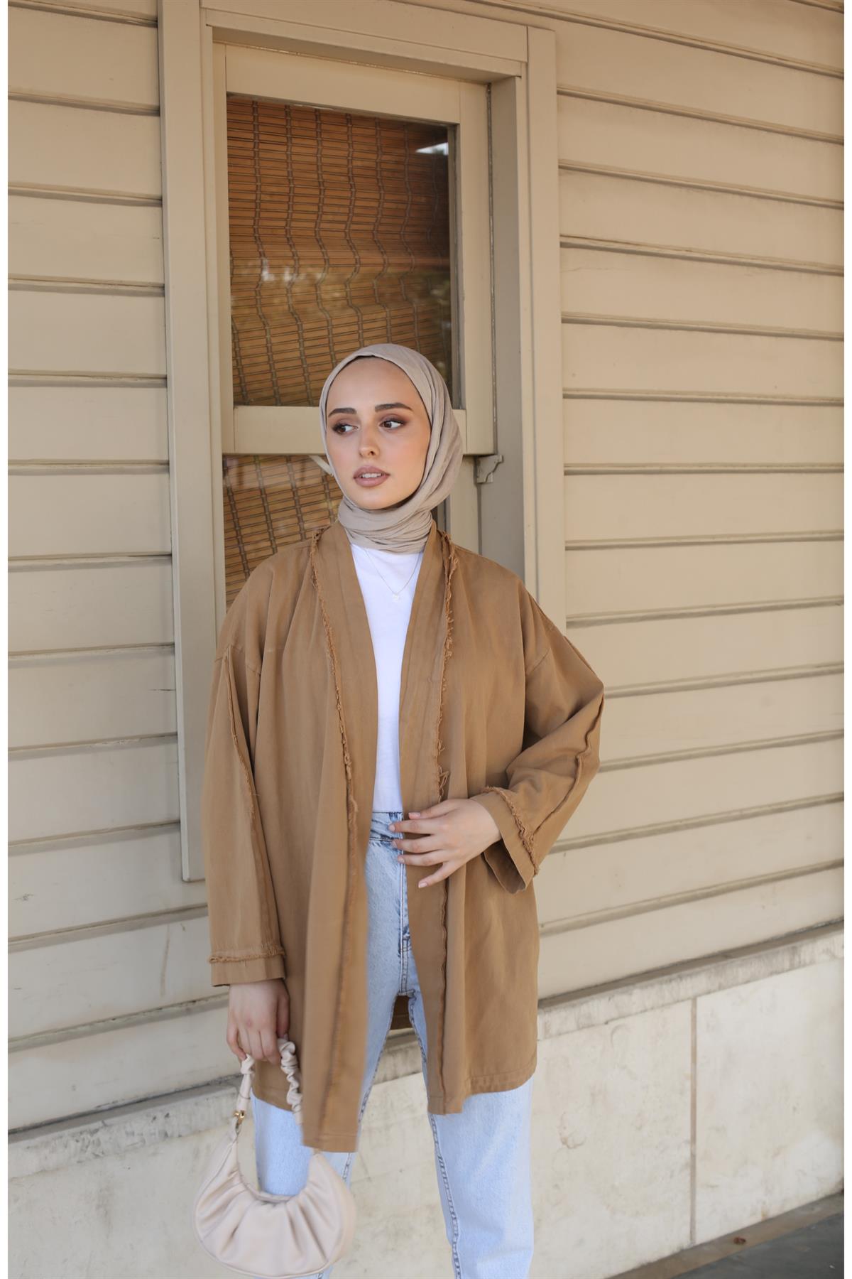 Kimono/Ceket Camel