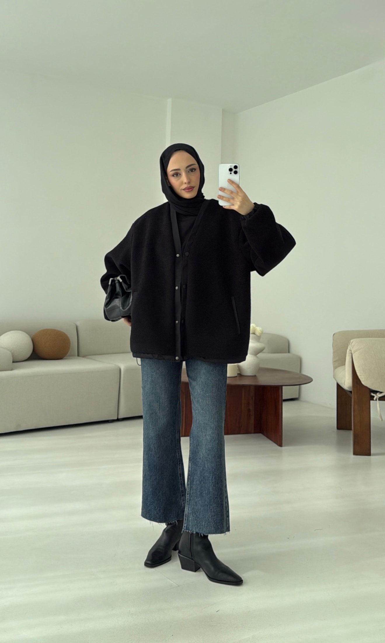 Buklet Bomber Ceket Siyah