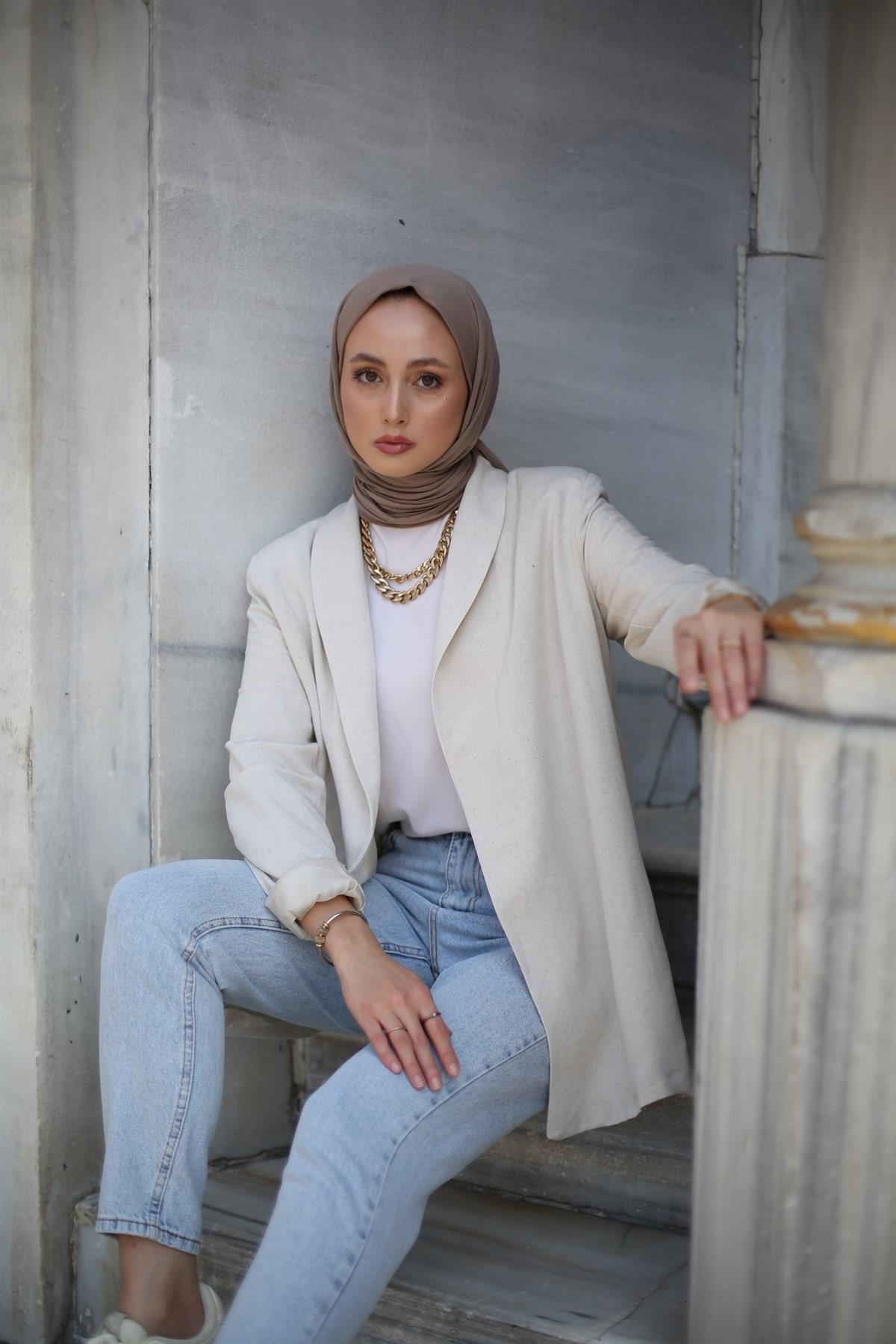 Keten Blazer Ceket