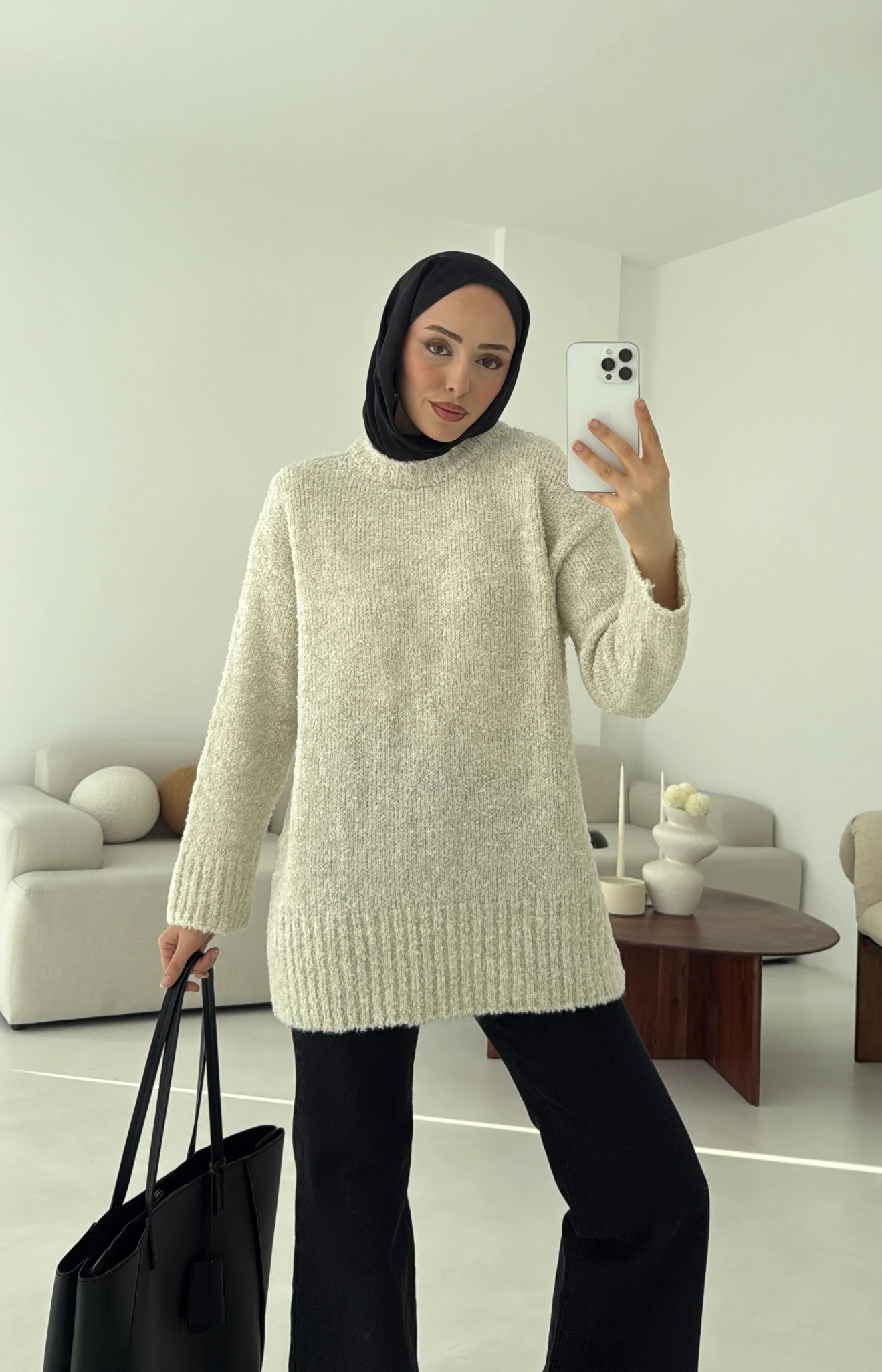 Basic Buklet Kazak Kahve Bej