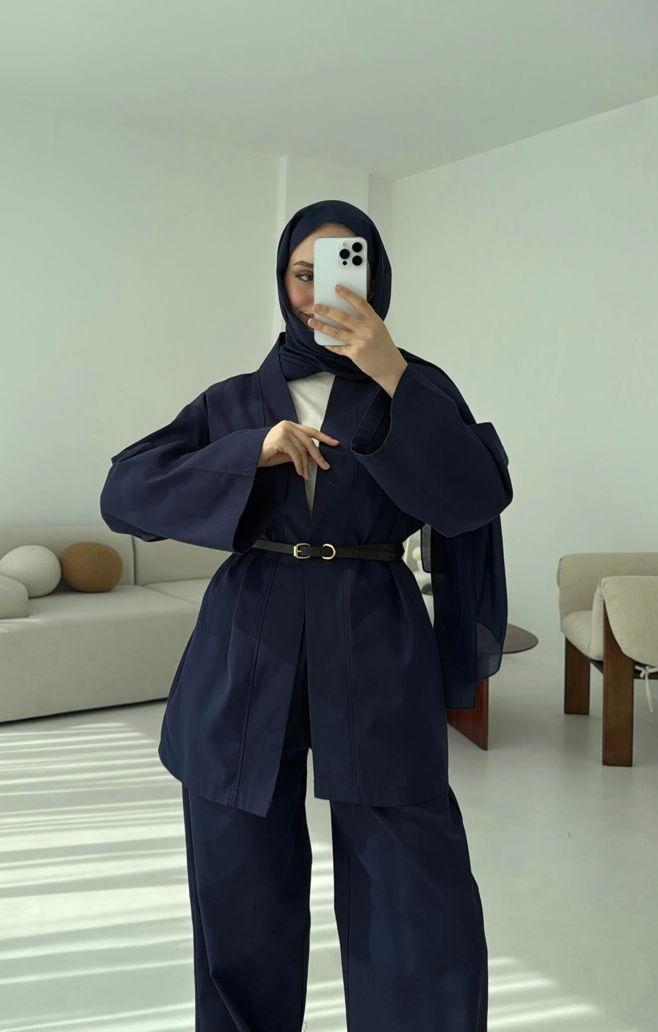 Gabardin Takım Lacivert