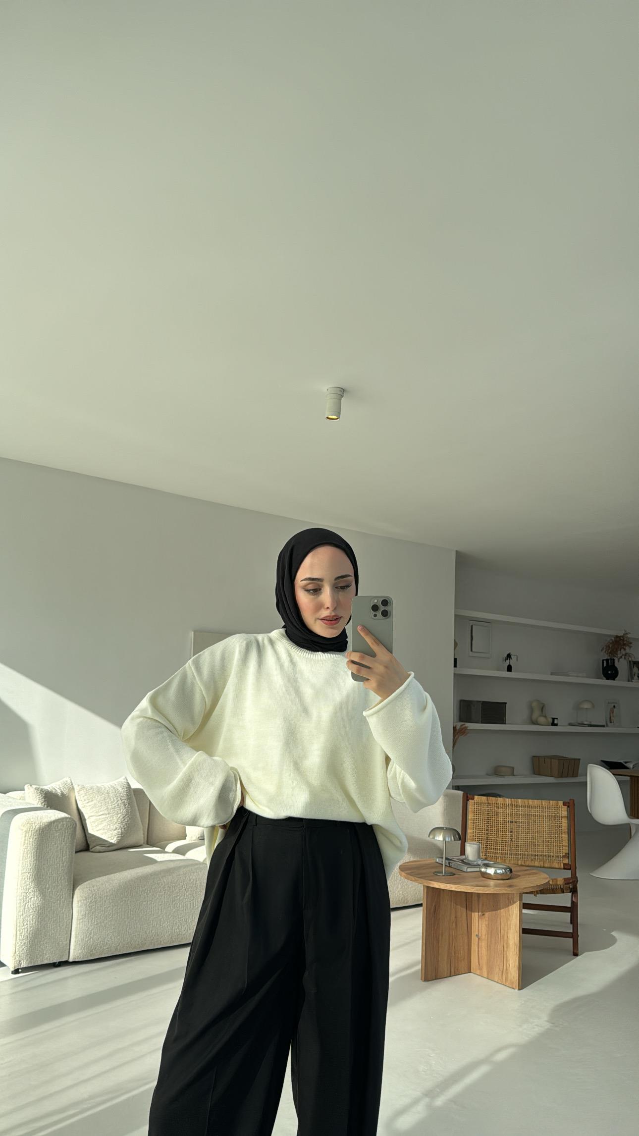 Dikişsiz Premium Triko Ekru